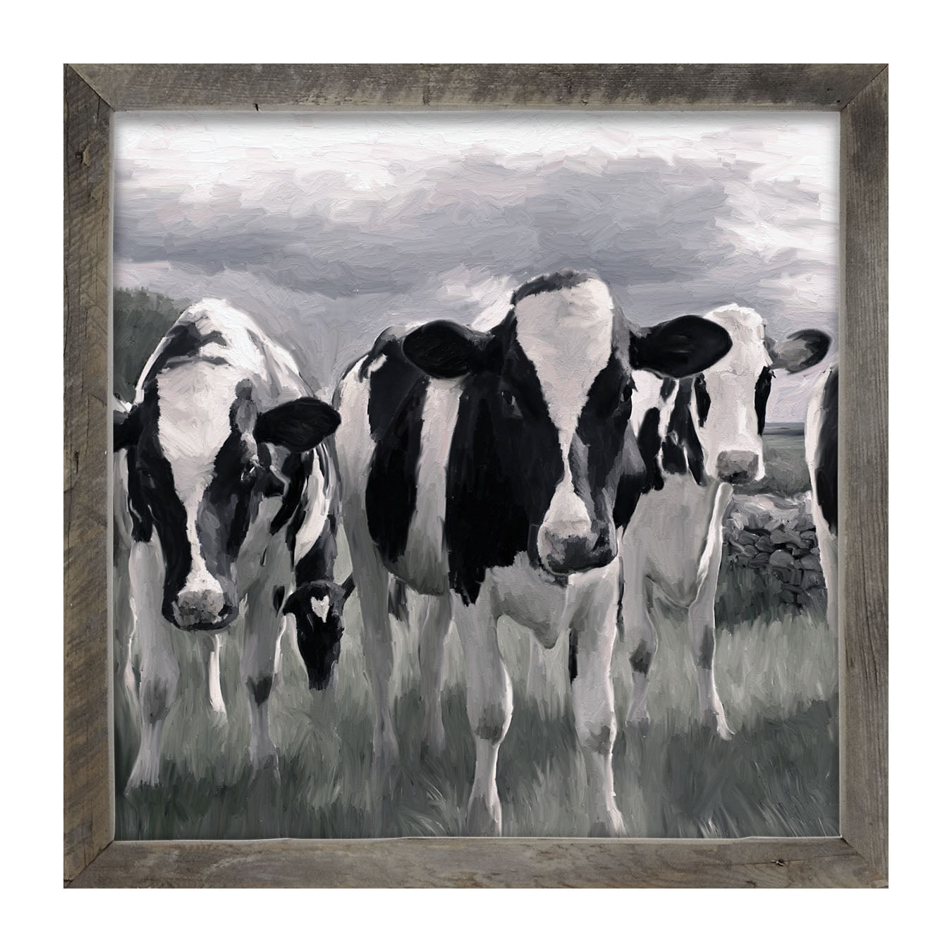 Field of Cows - Framed art