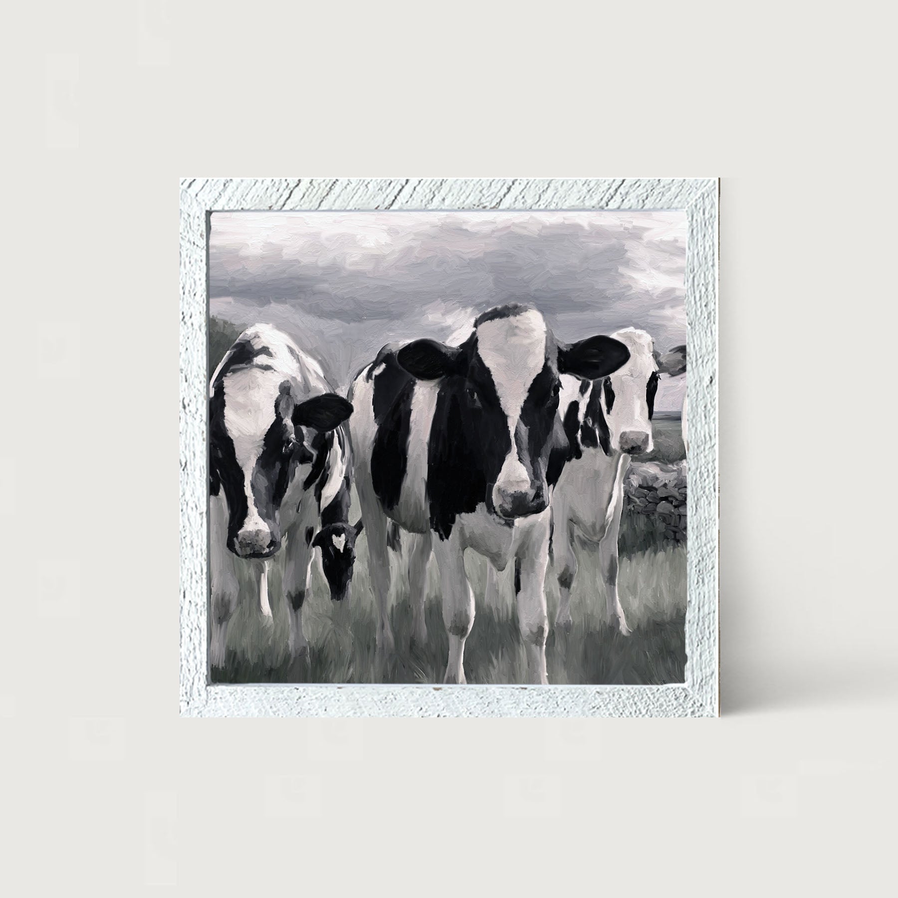 Field of Cows - Framed art