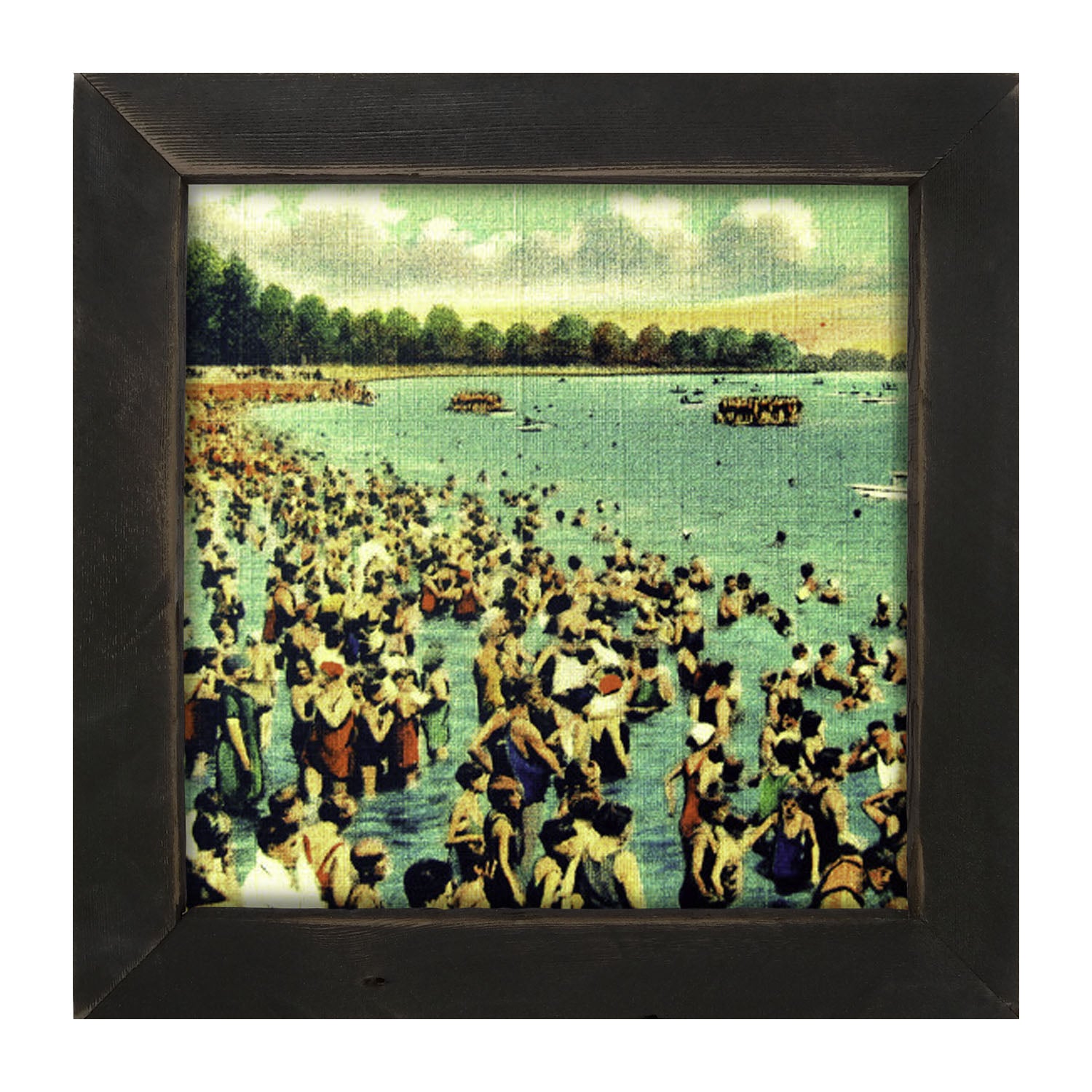 Popular Beach - Framed art