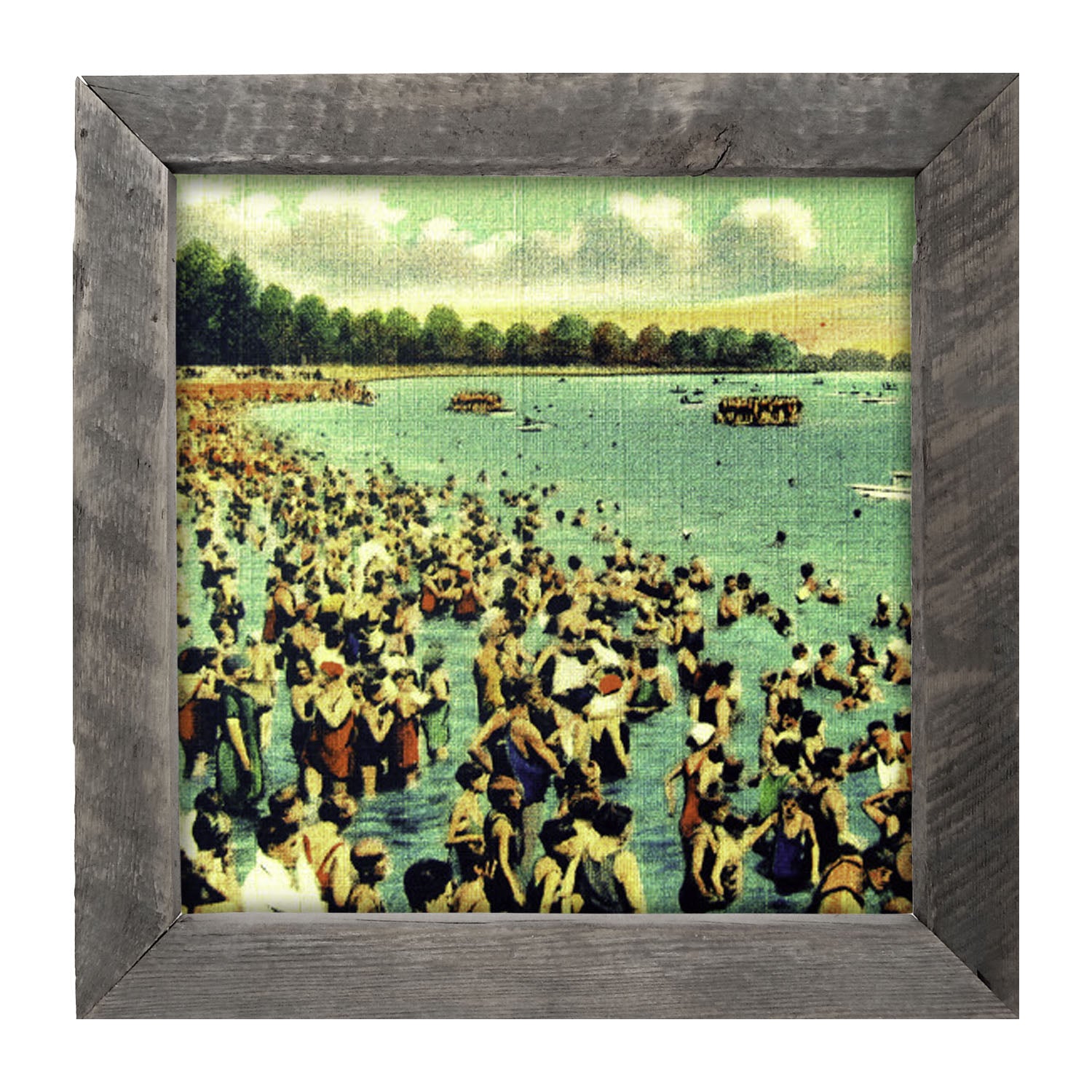 Popular Beach - Framed art