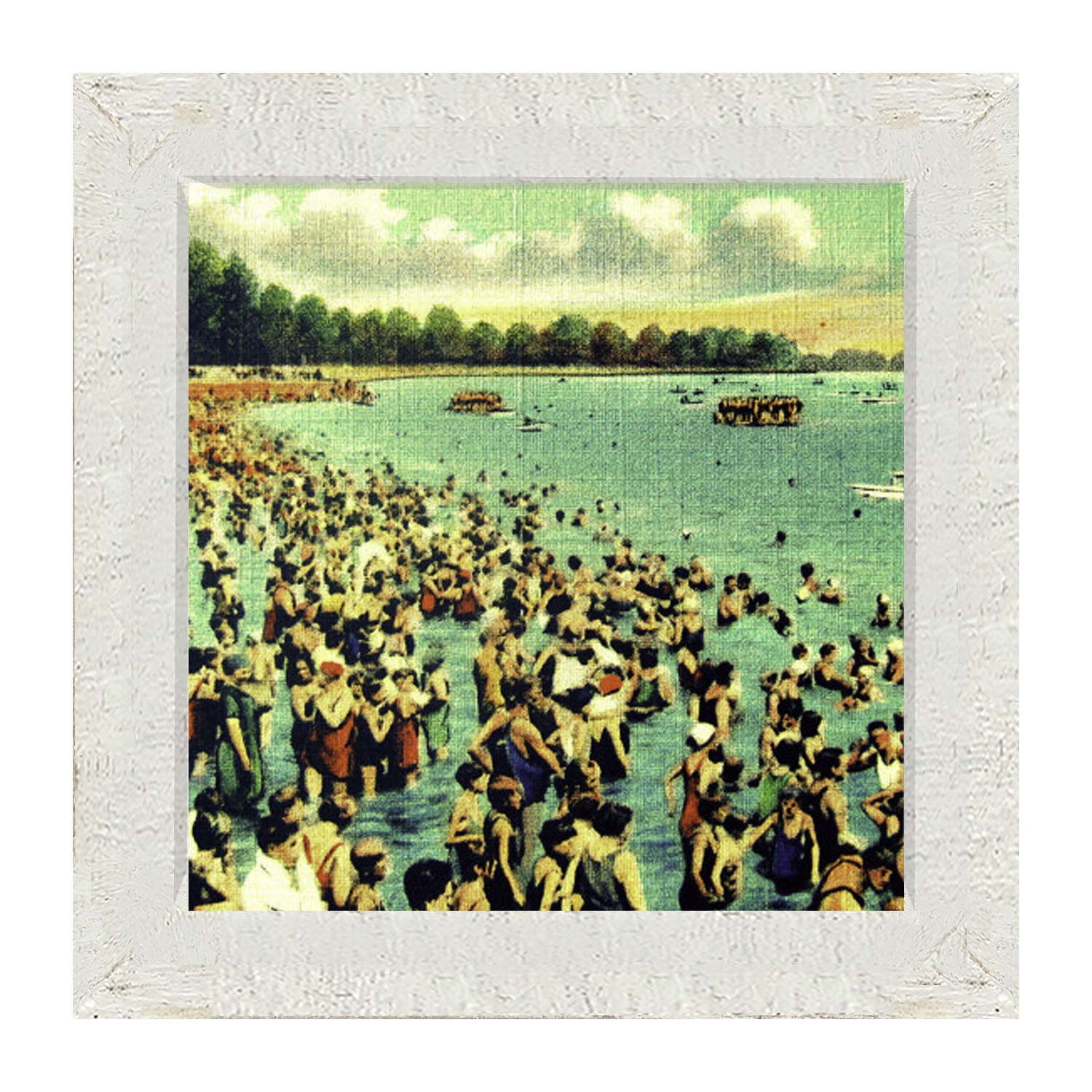 Popular Beach - Framed art