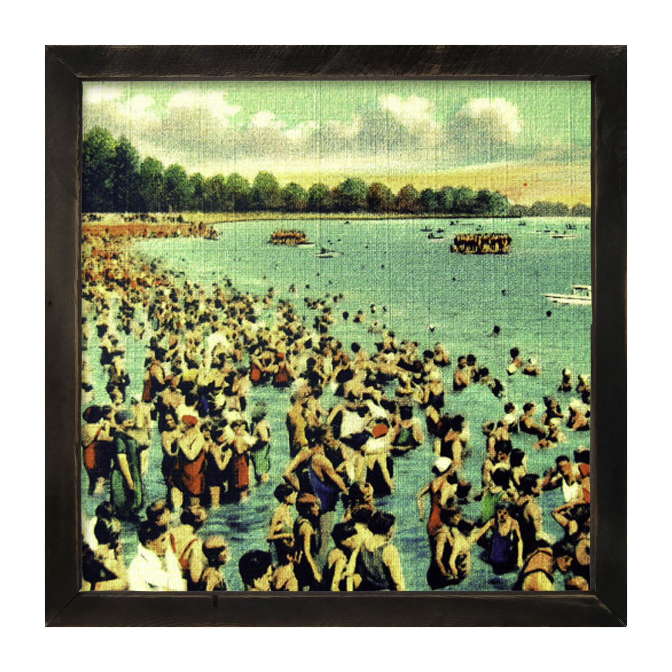 Popular Beach - Framed art