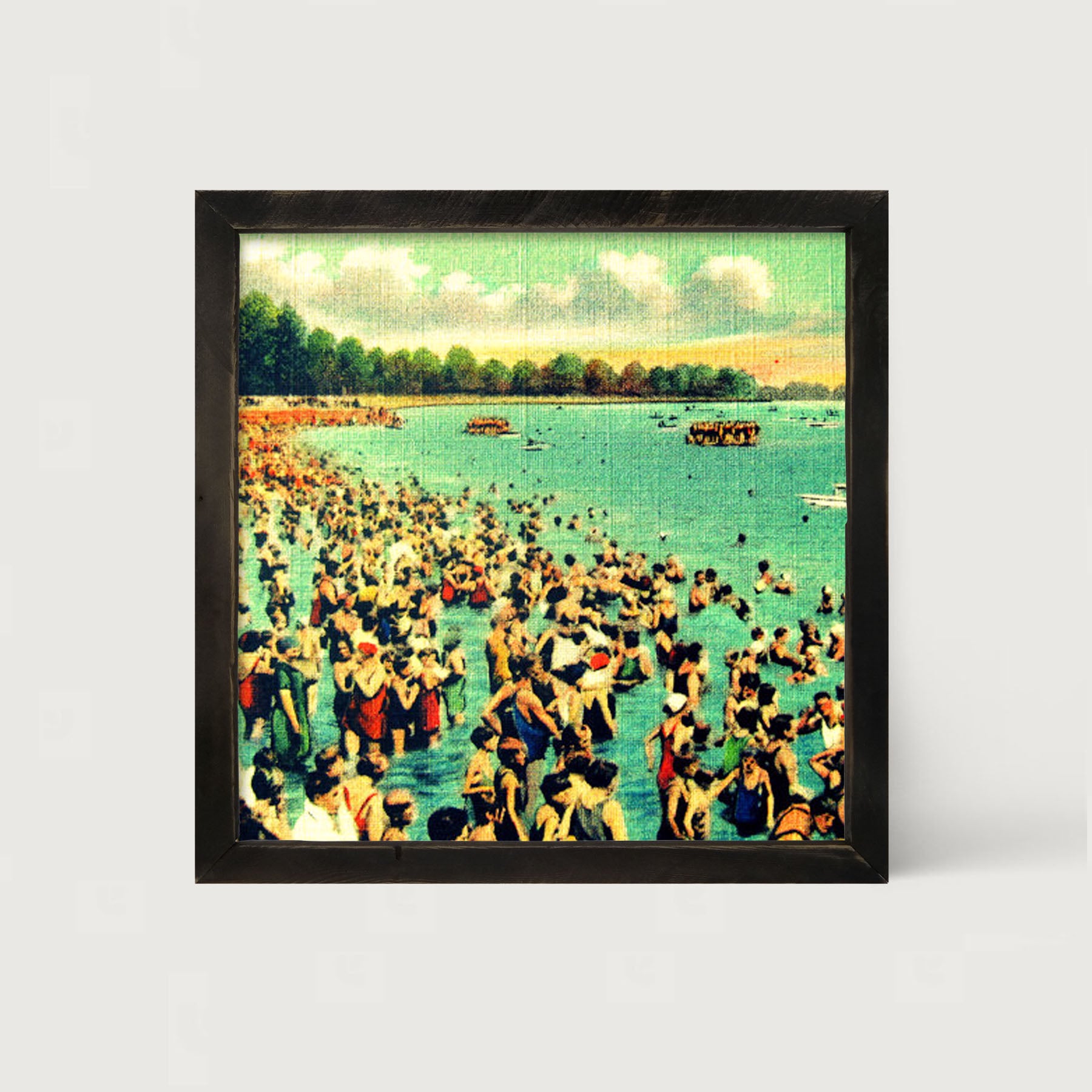 Popular Beach - Framed art