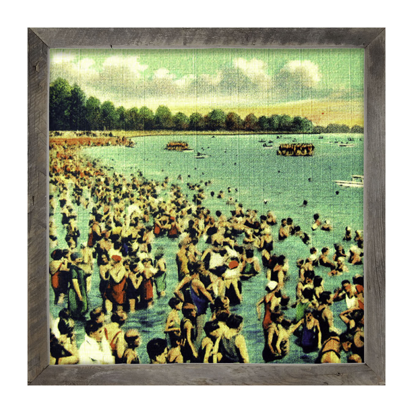 Popular Beach - Framed art