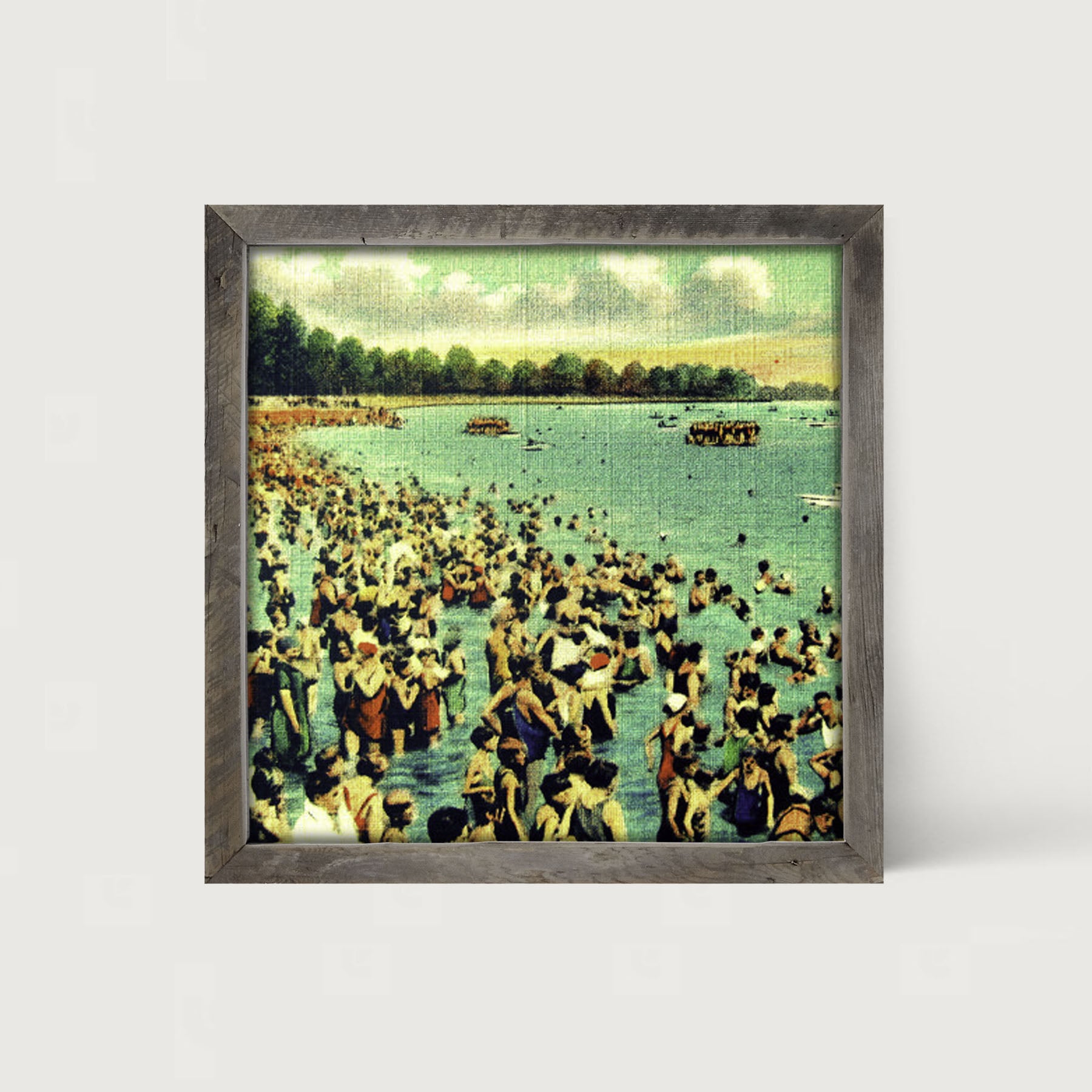 Popular Beach - Framed art