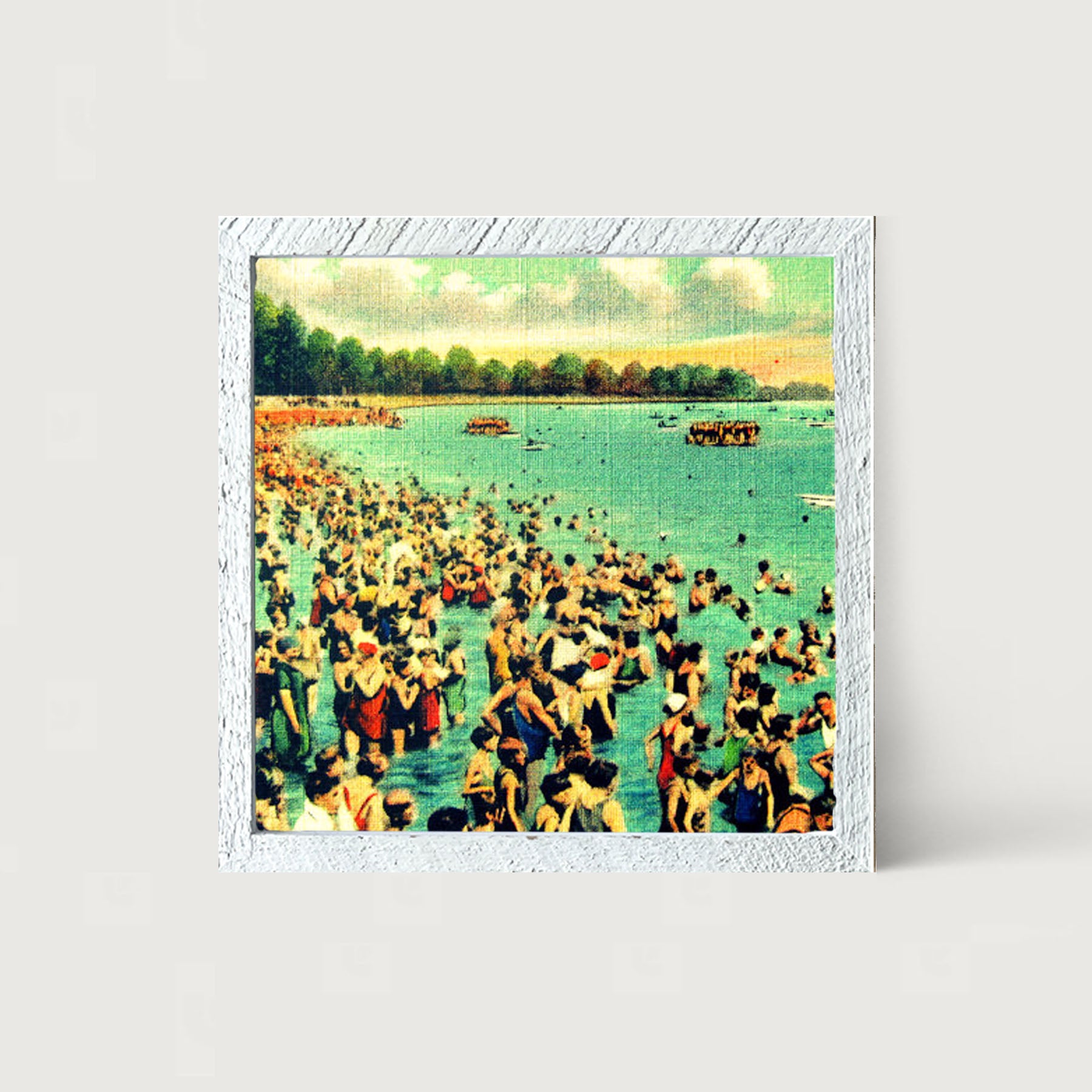 Popular Beach - Framed art