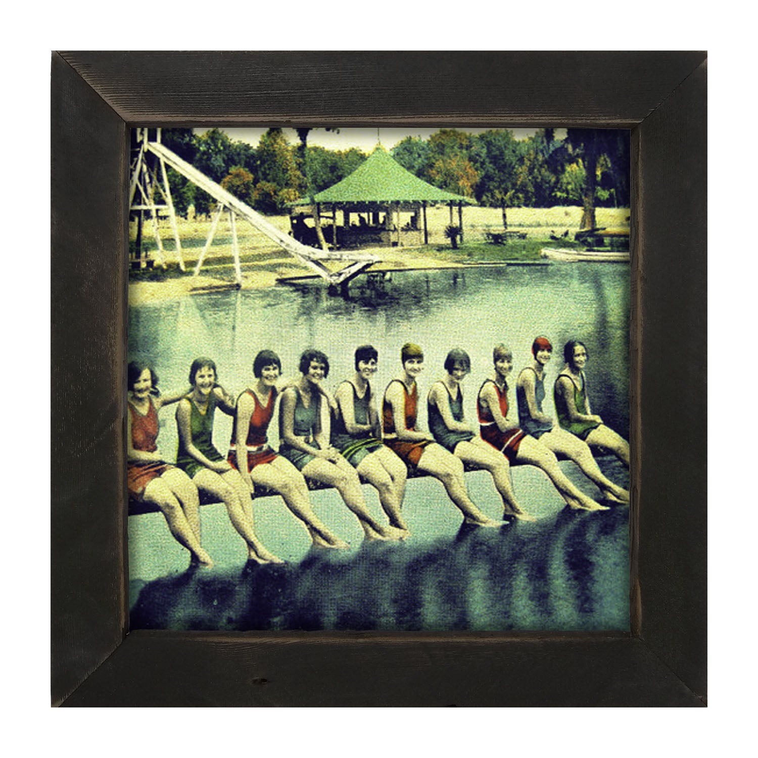 Girls Camp - Framed art