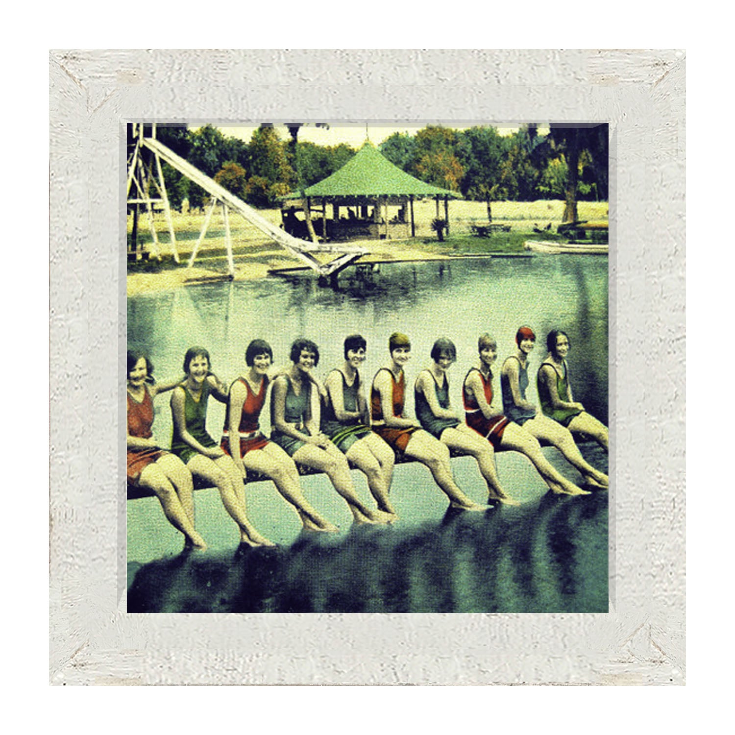 Girls Camp - Framed art