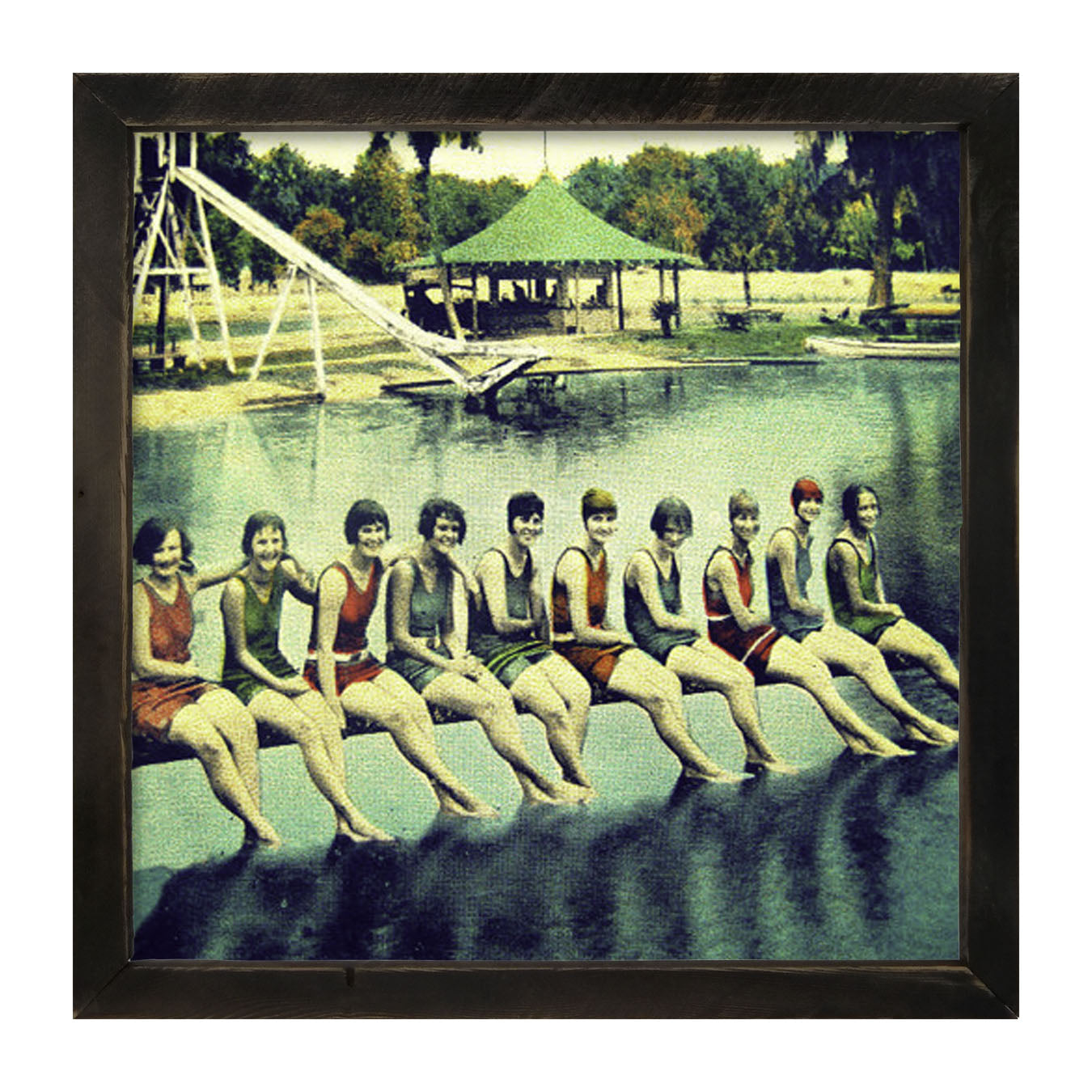 Girls Camp - Framed art