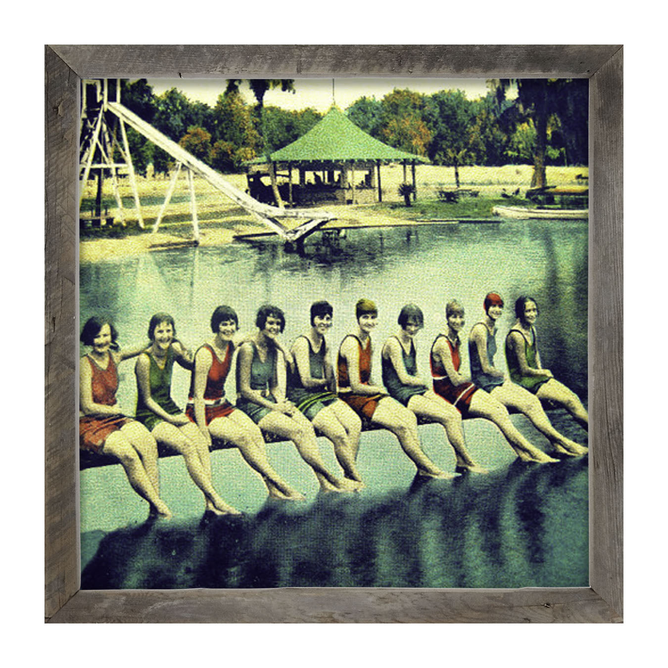 Girls Camp - Framed art