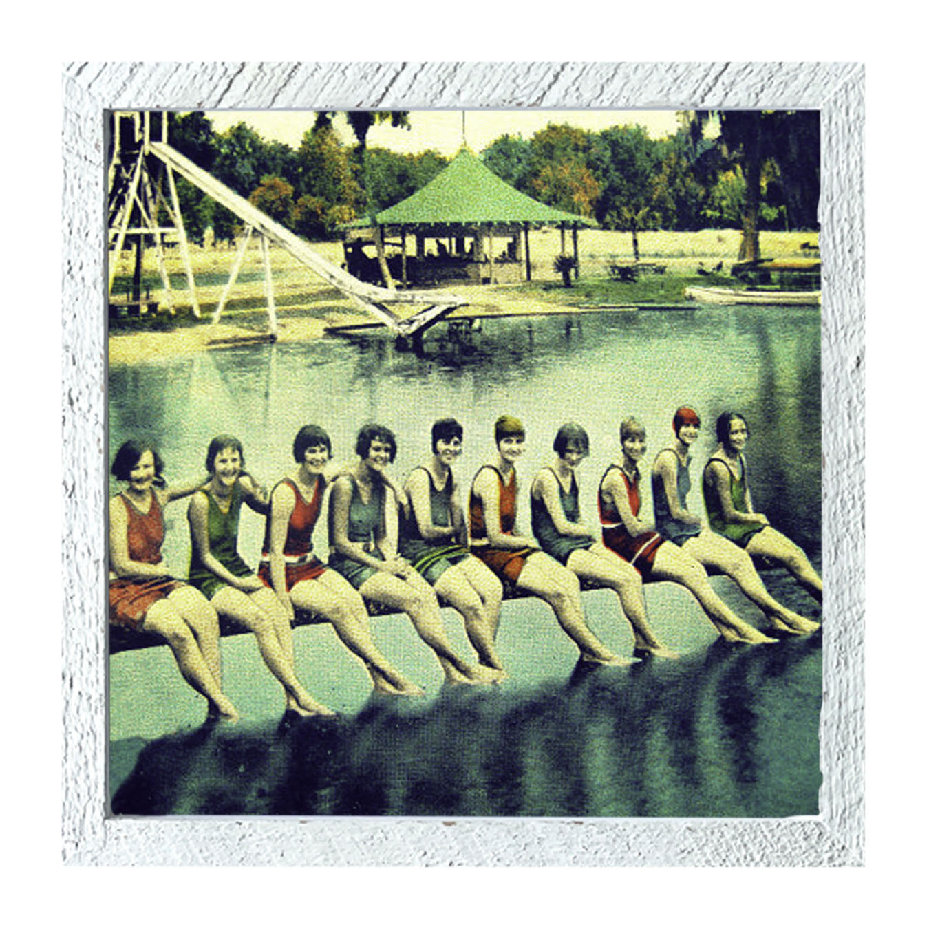 Girls Camp - Framed art