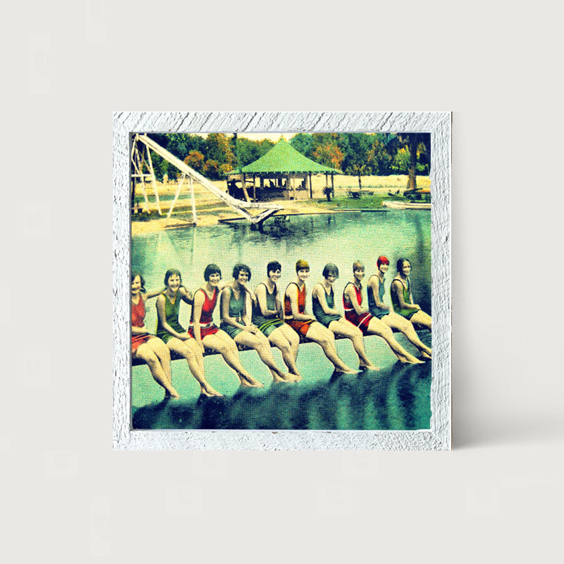 Girls Camp - Framed art