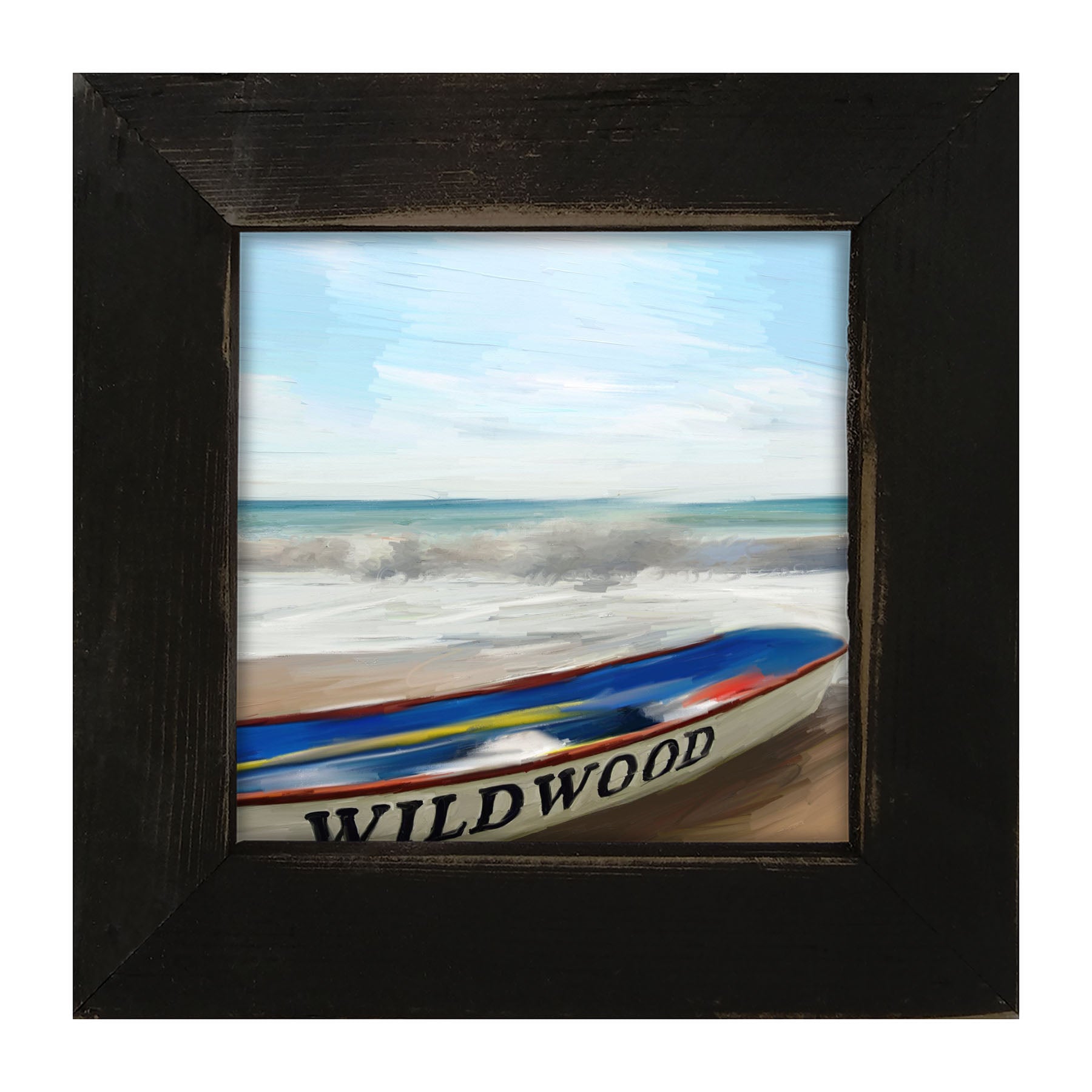 Wildwood Boat on Jersey Shore - Framed art