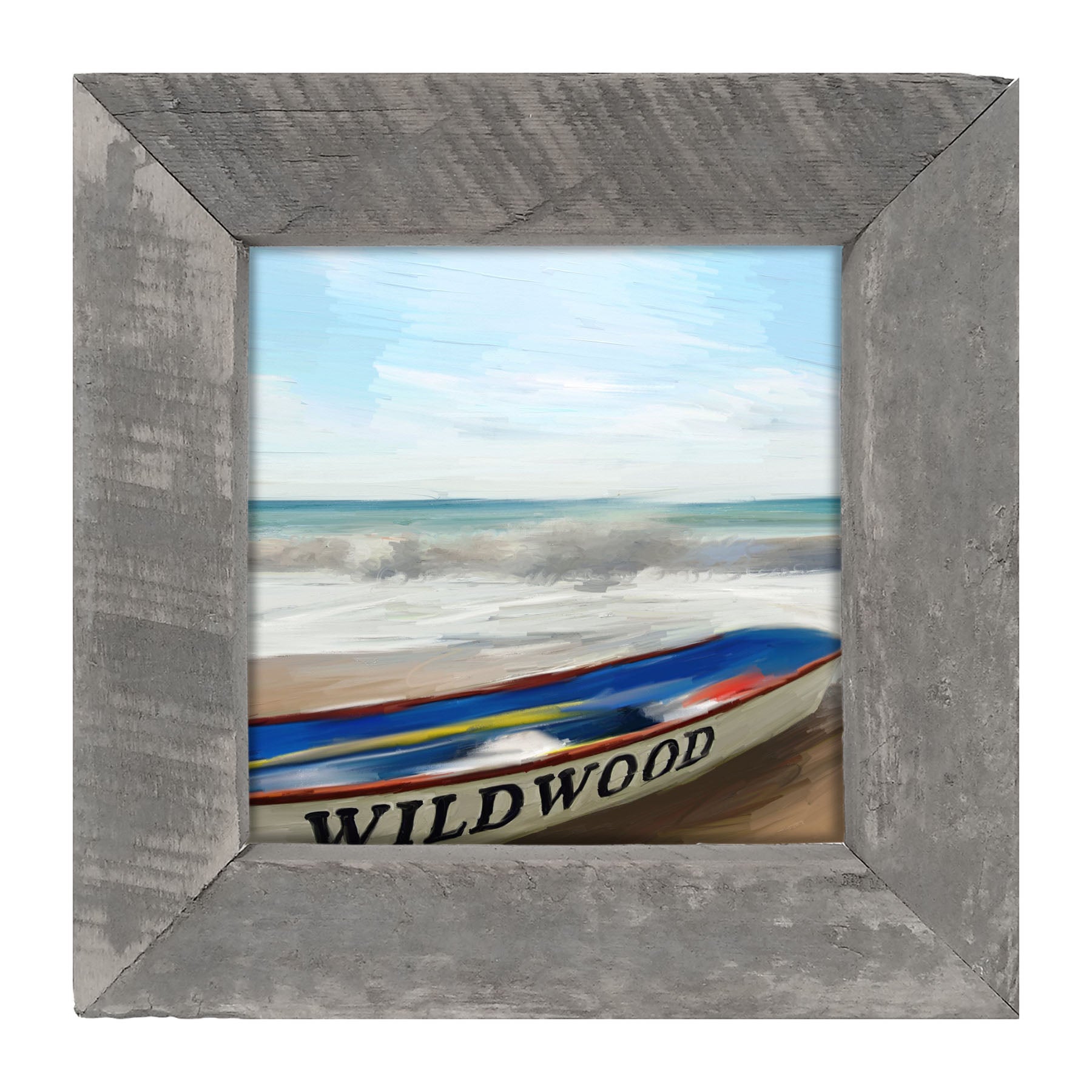 Wildwood Boat on Jersey Shore - Framed art
