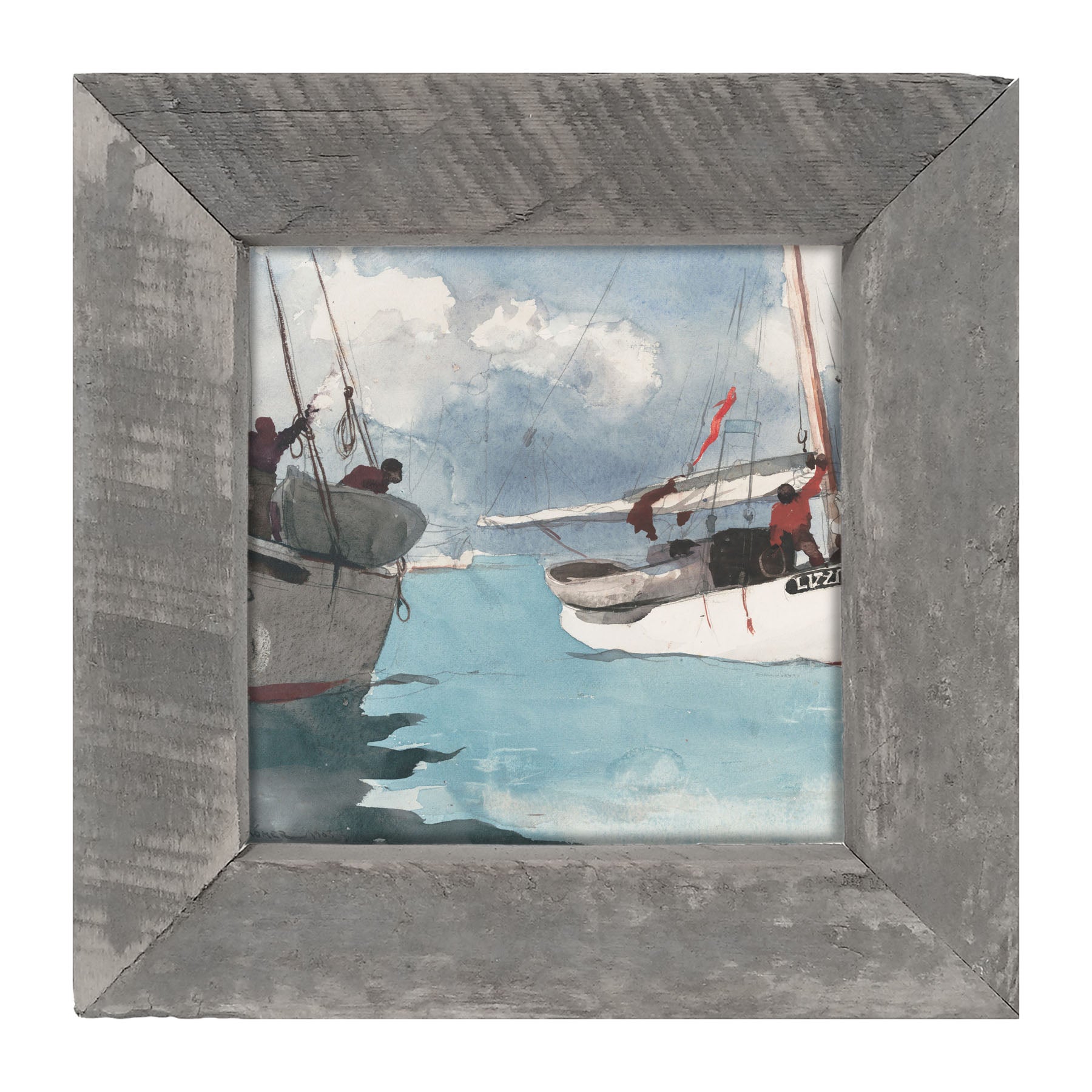 Lizzie's Sailboat - Framed art