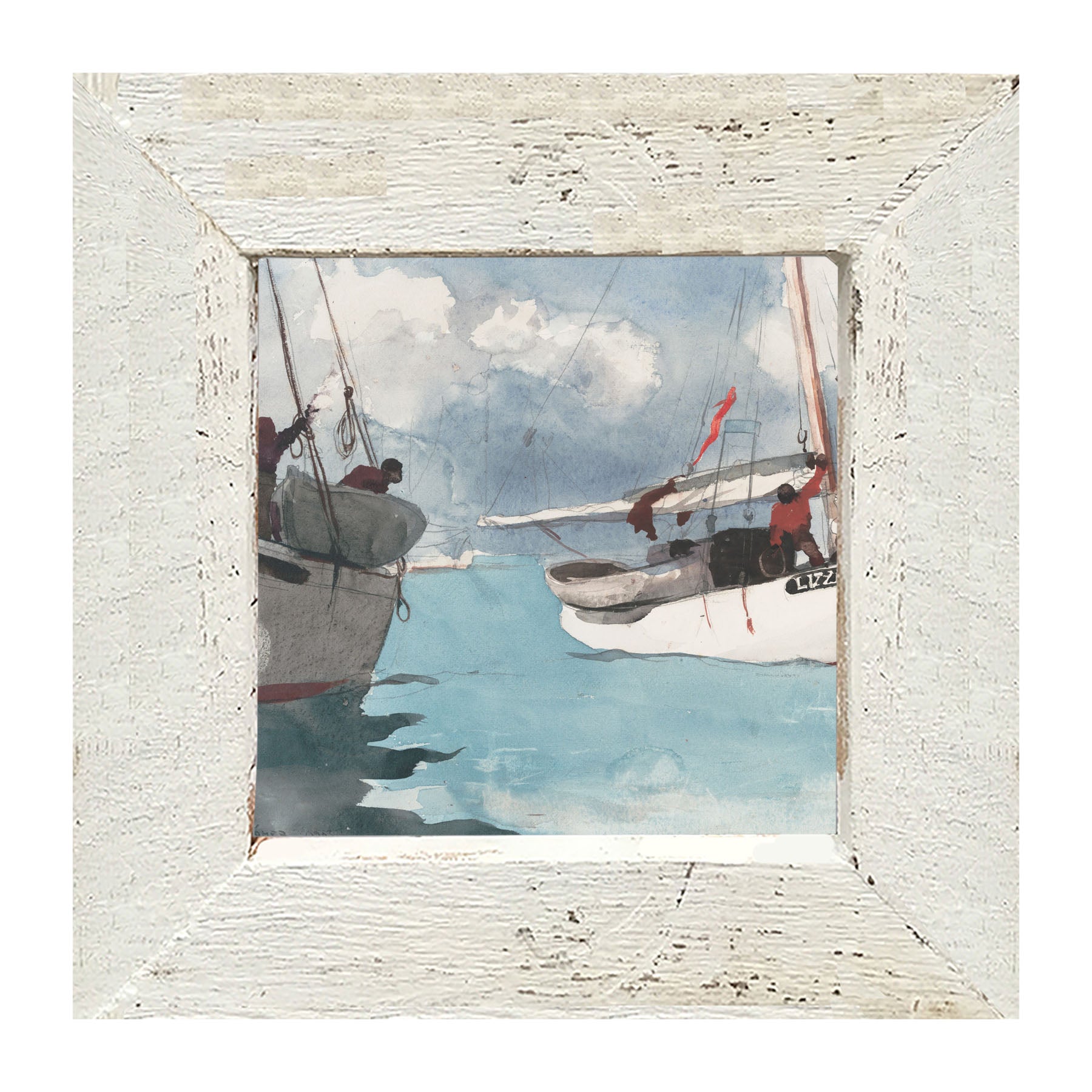 Lizzie's Sailboat - Framed art