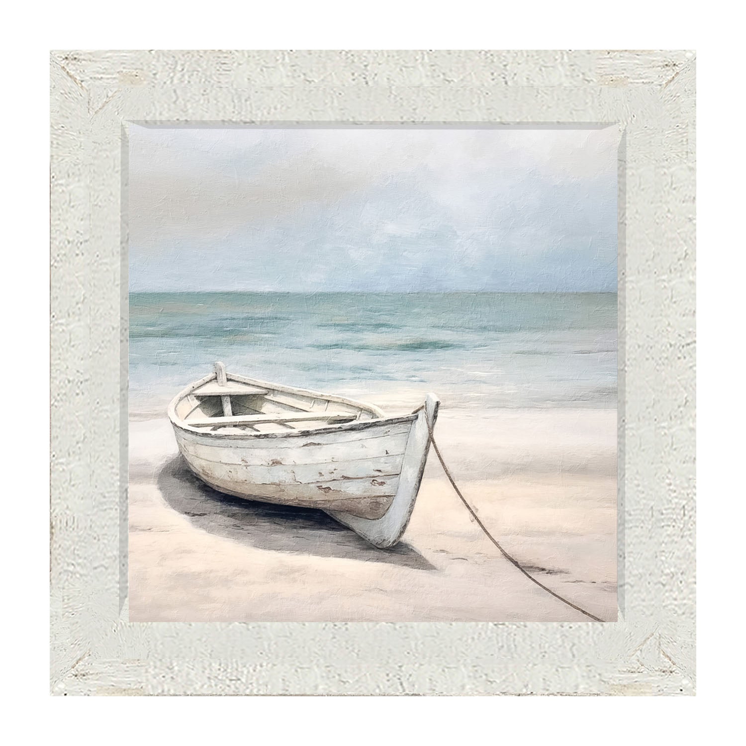 Wooden boat - Framed art