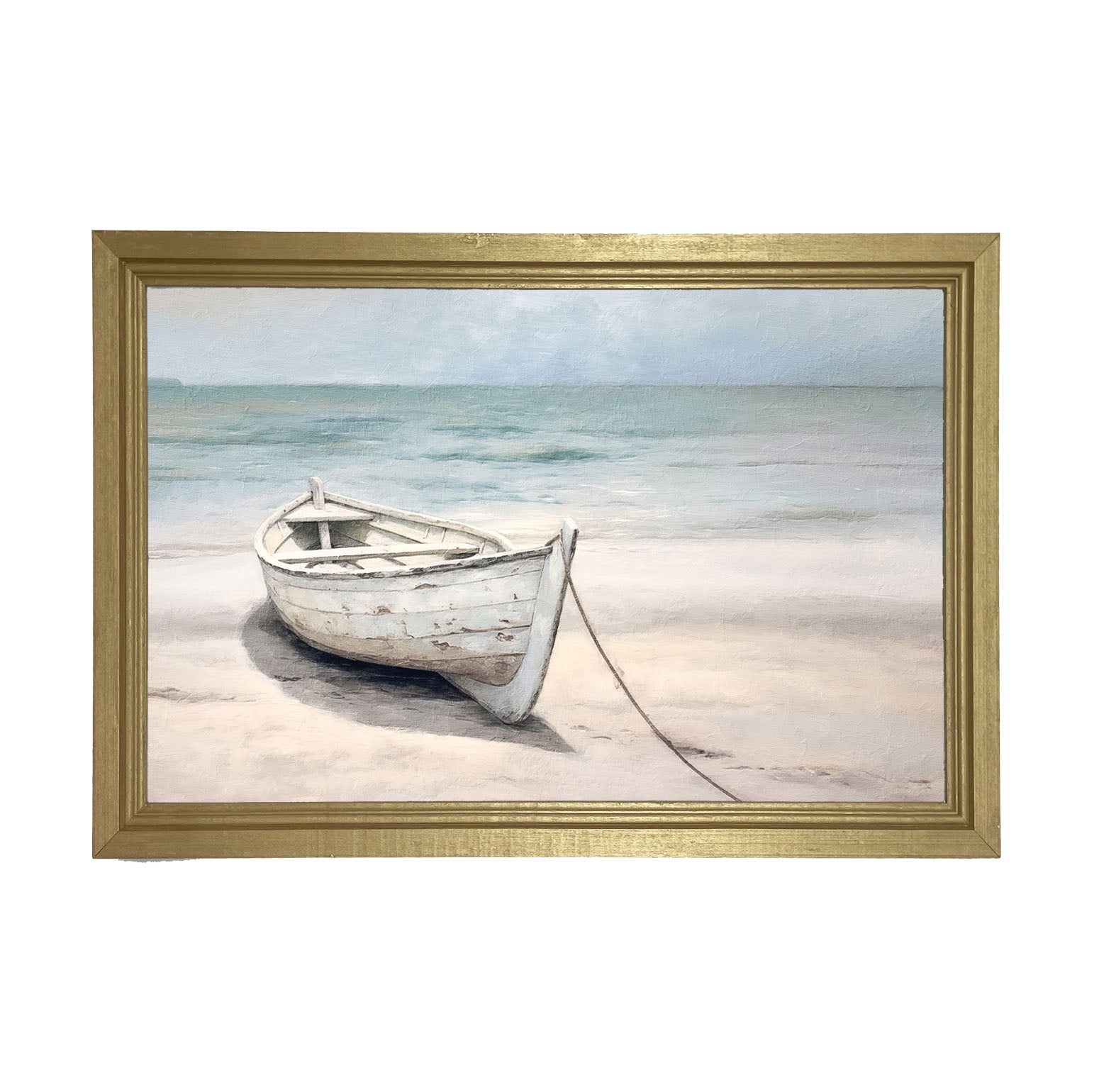 Wooden boat - Framed art