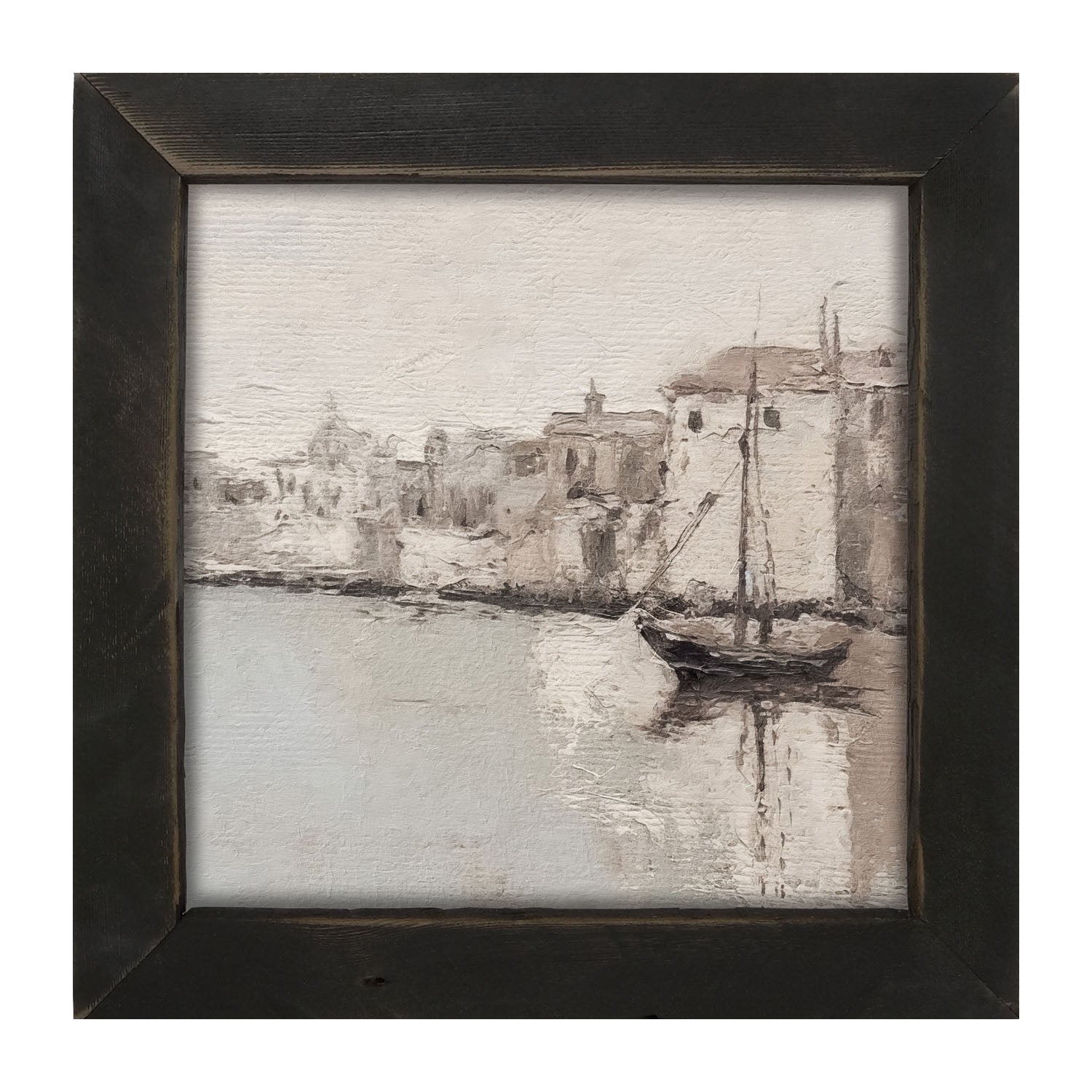 Sea Town - Framed art