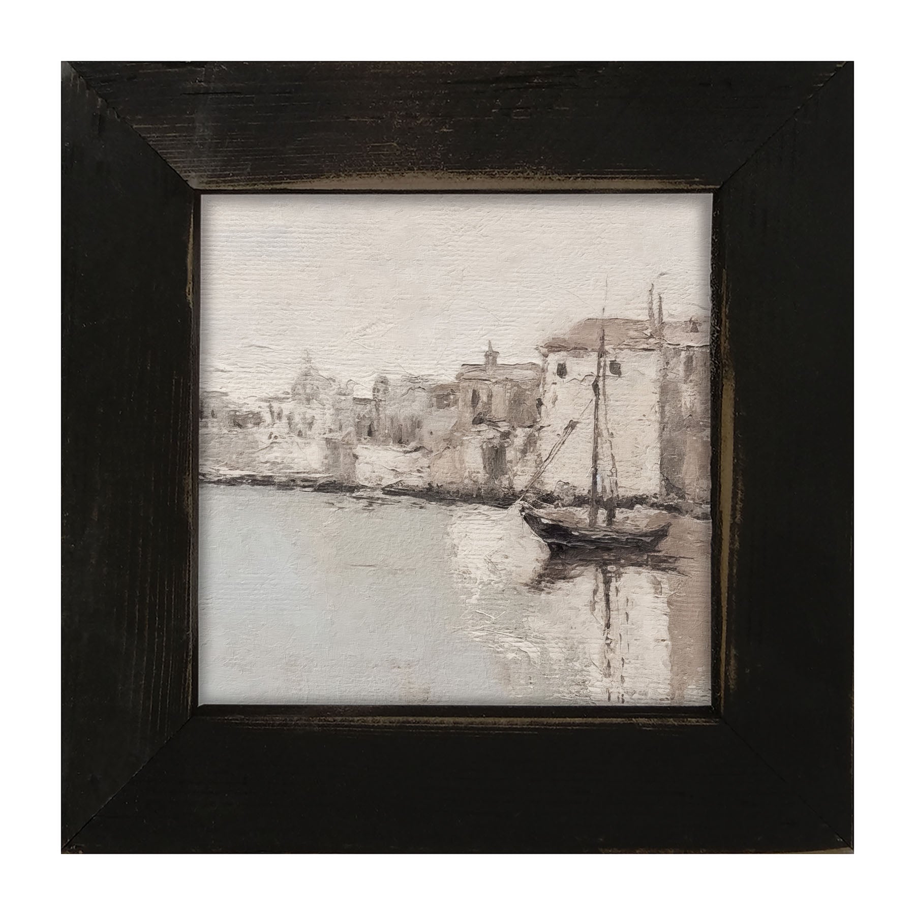 Sea Town - Framed art