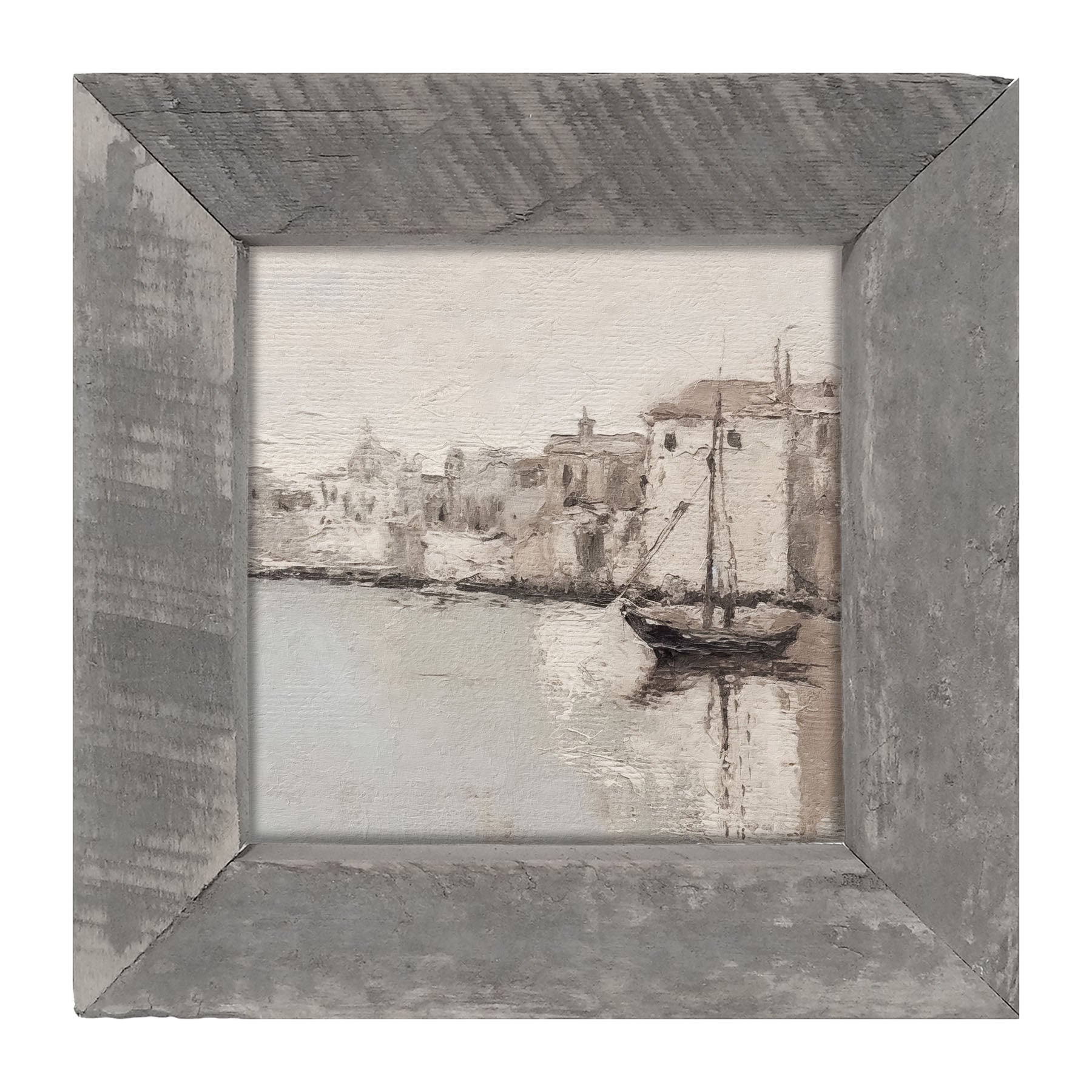 Sea Town - Framed art