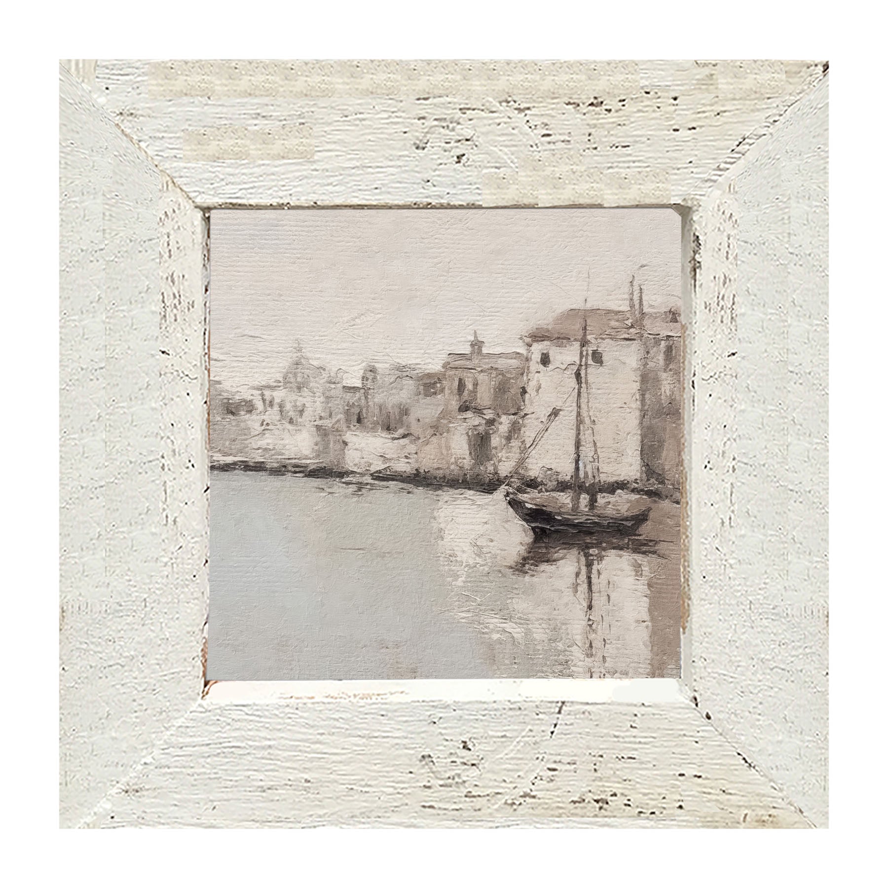 Sea Town - Framed art