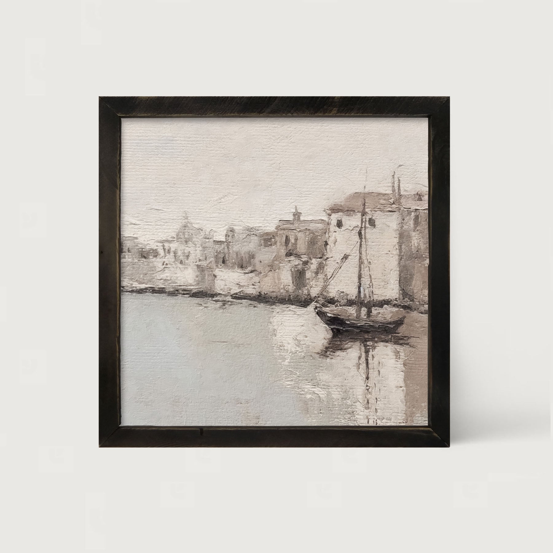Sea Town - Framed art