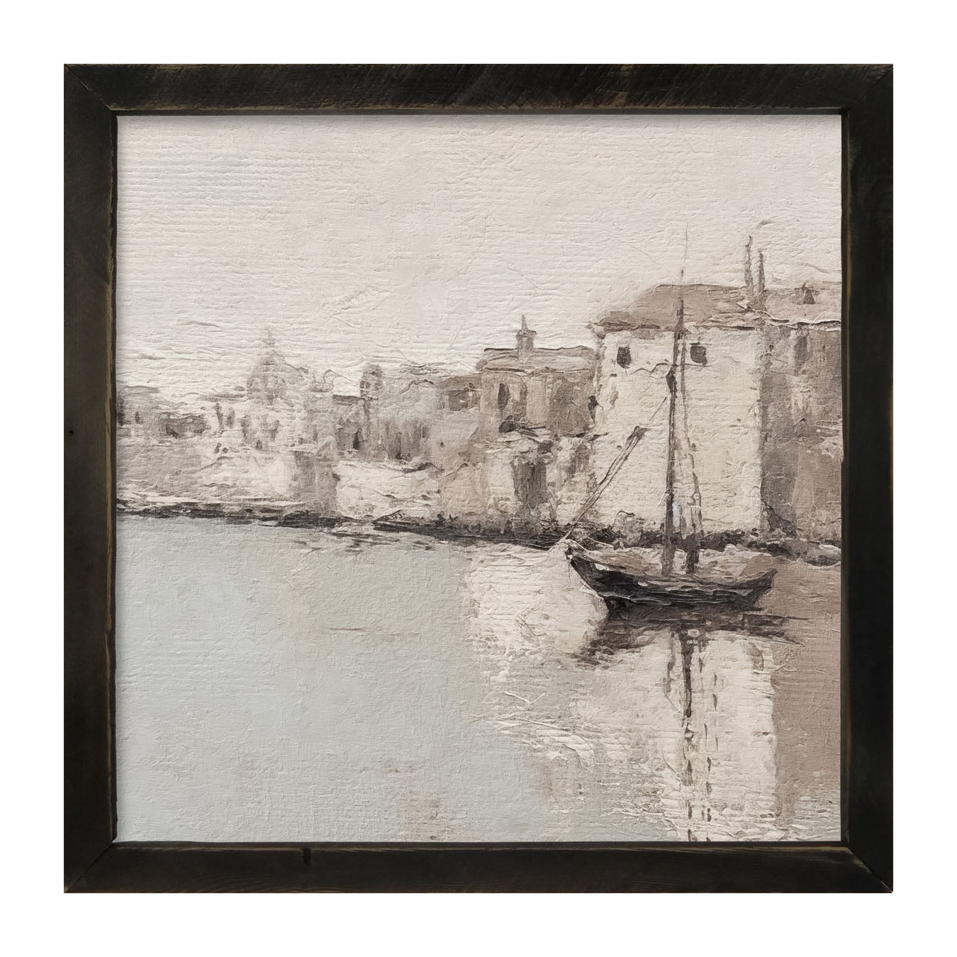 Sea Town - Framed art