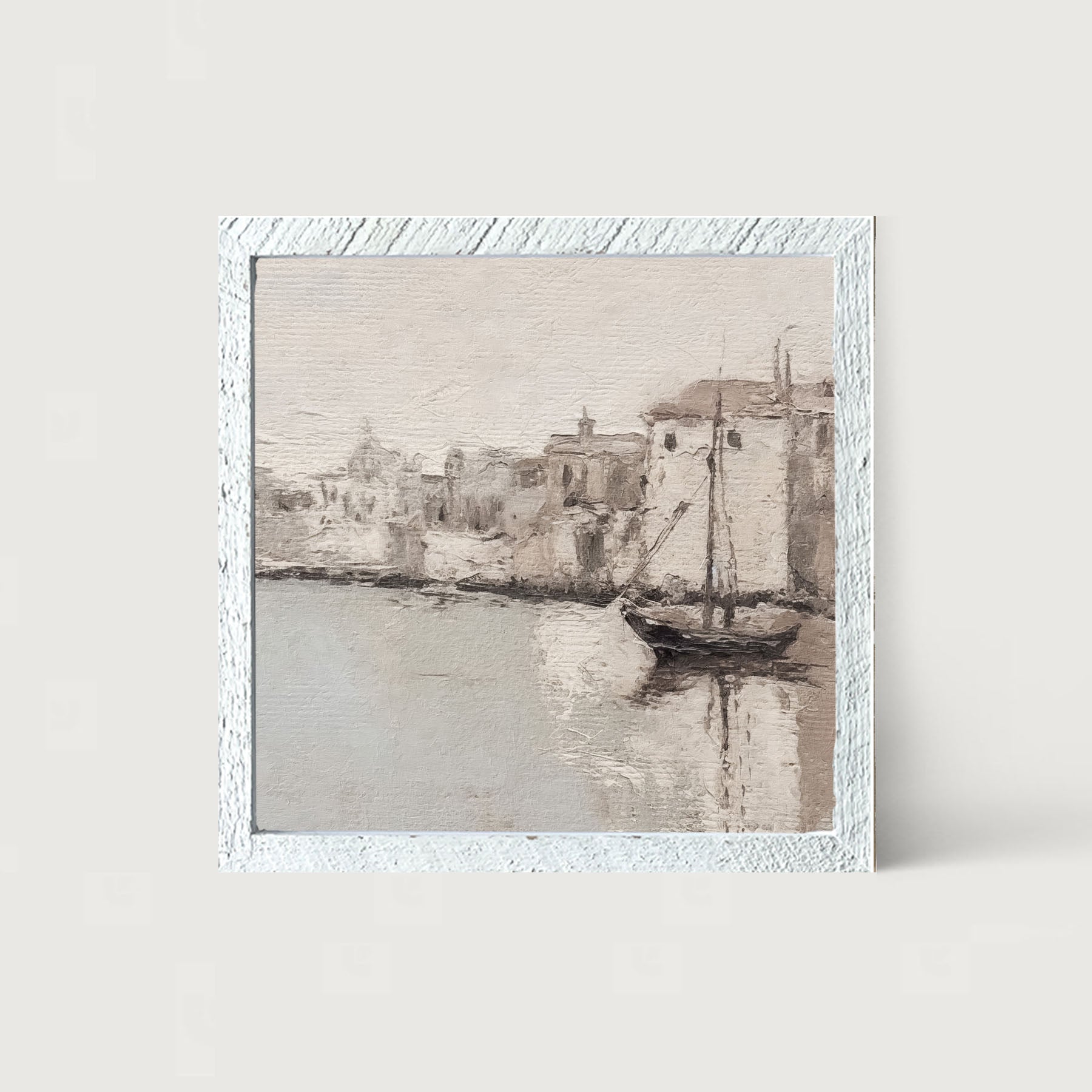Sea Town - Framed art