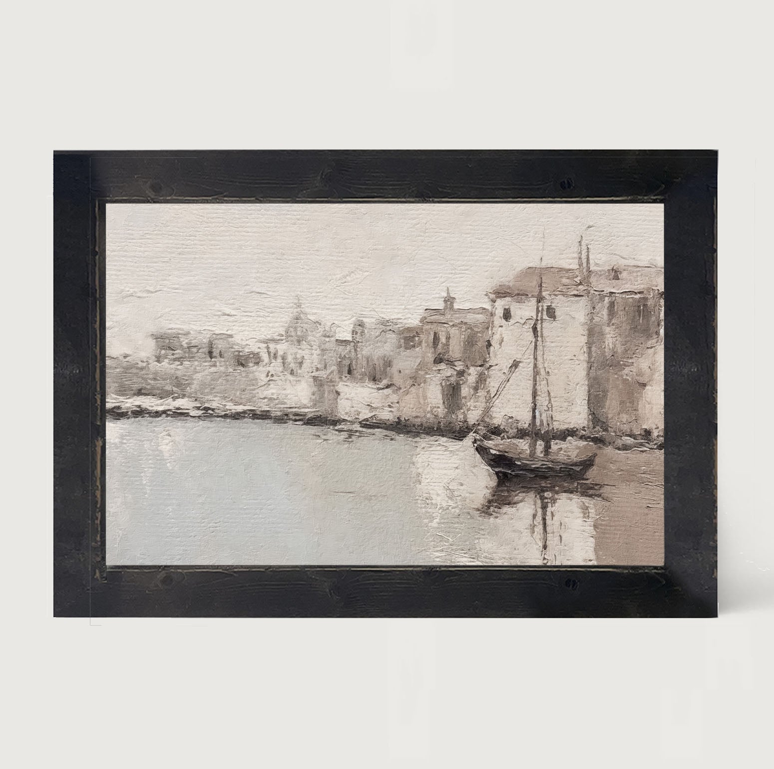 Sea Town - Framed art