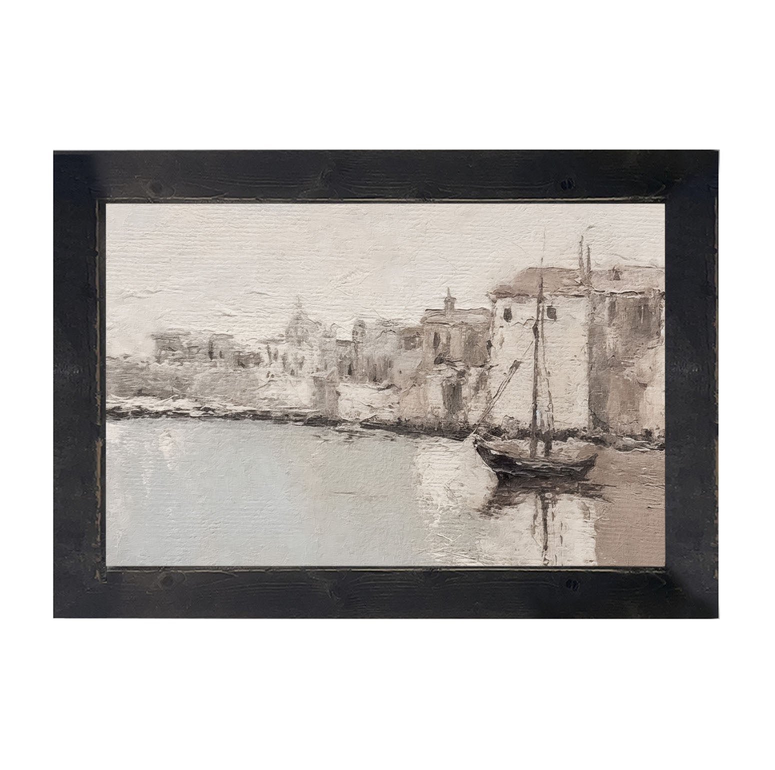 Sea Town - Framed art