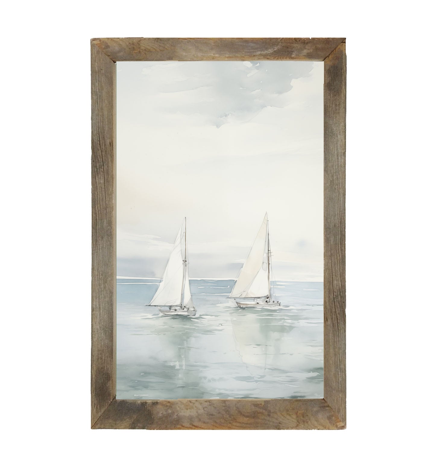 Two Sailboats - Framed Art