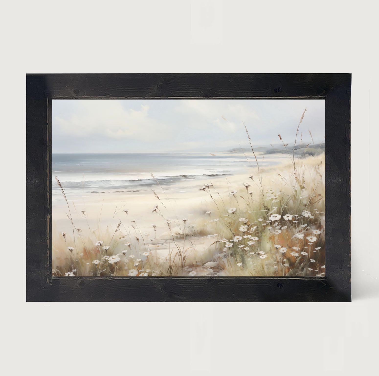 Waterside Wildflowers - Framed art