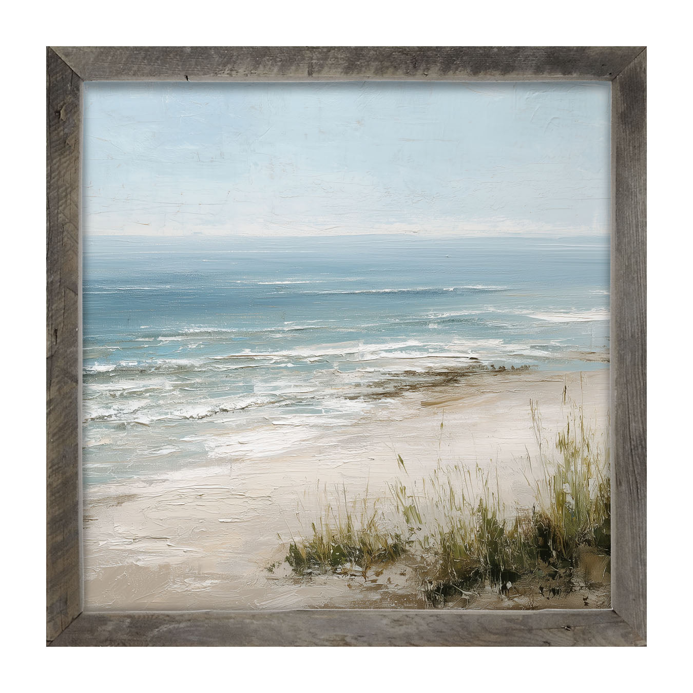 Ocean Island - Beach - Framed Art