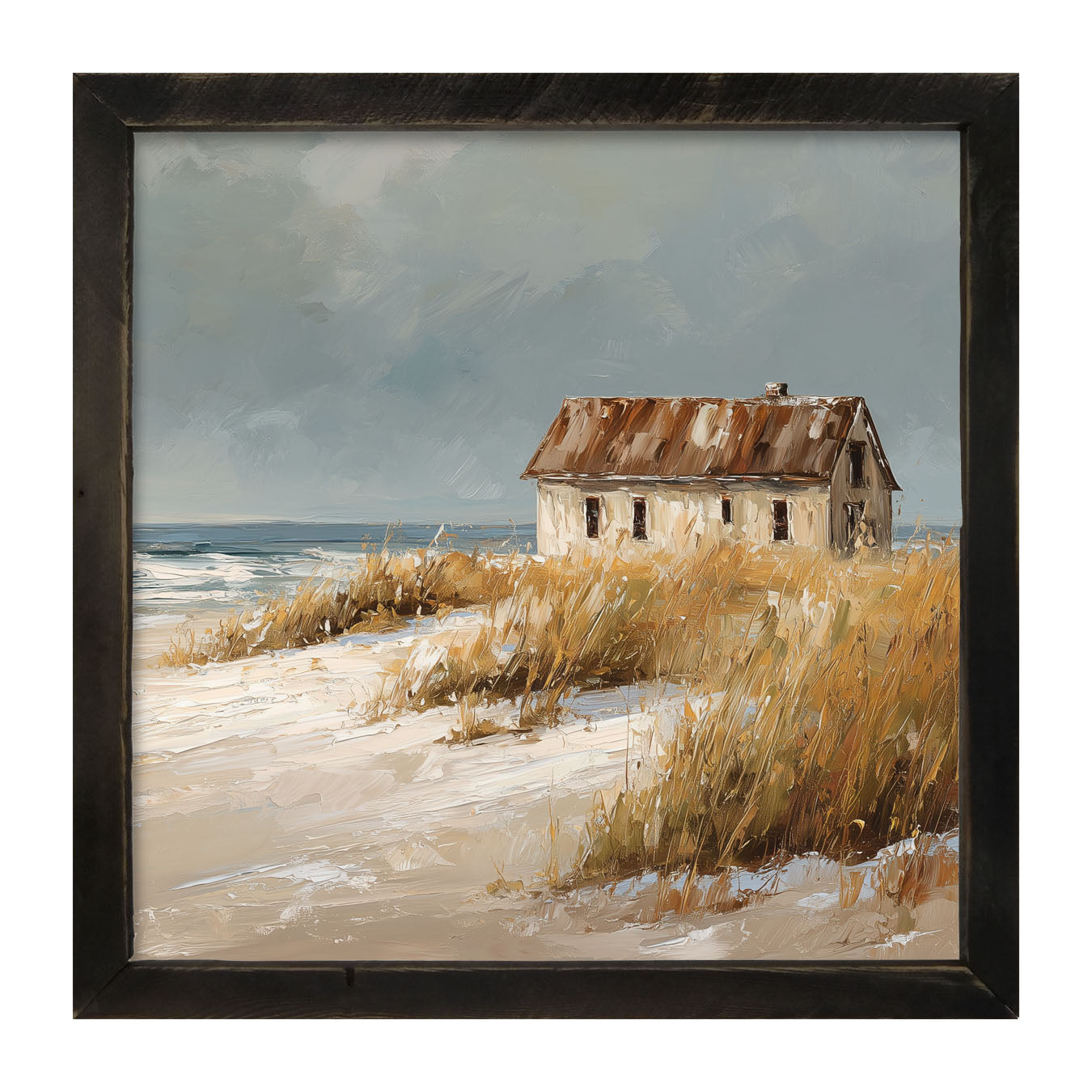 Ocean Island - Cottage - Framed Art
