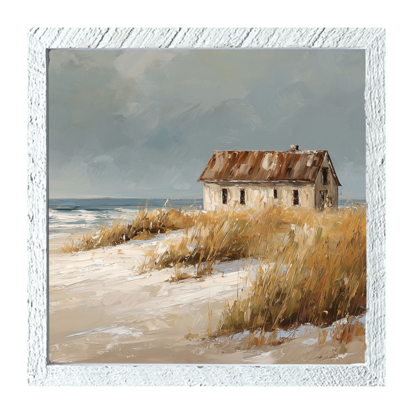 Ocean Island - Cottage - Framed Art