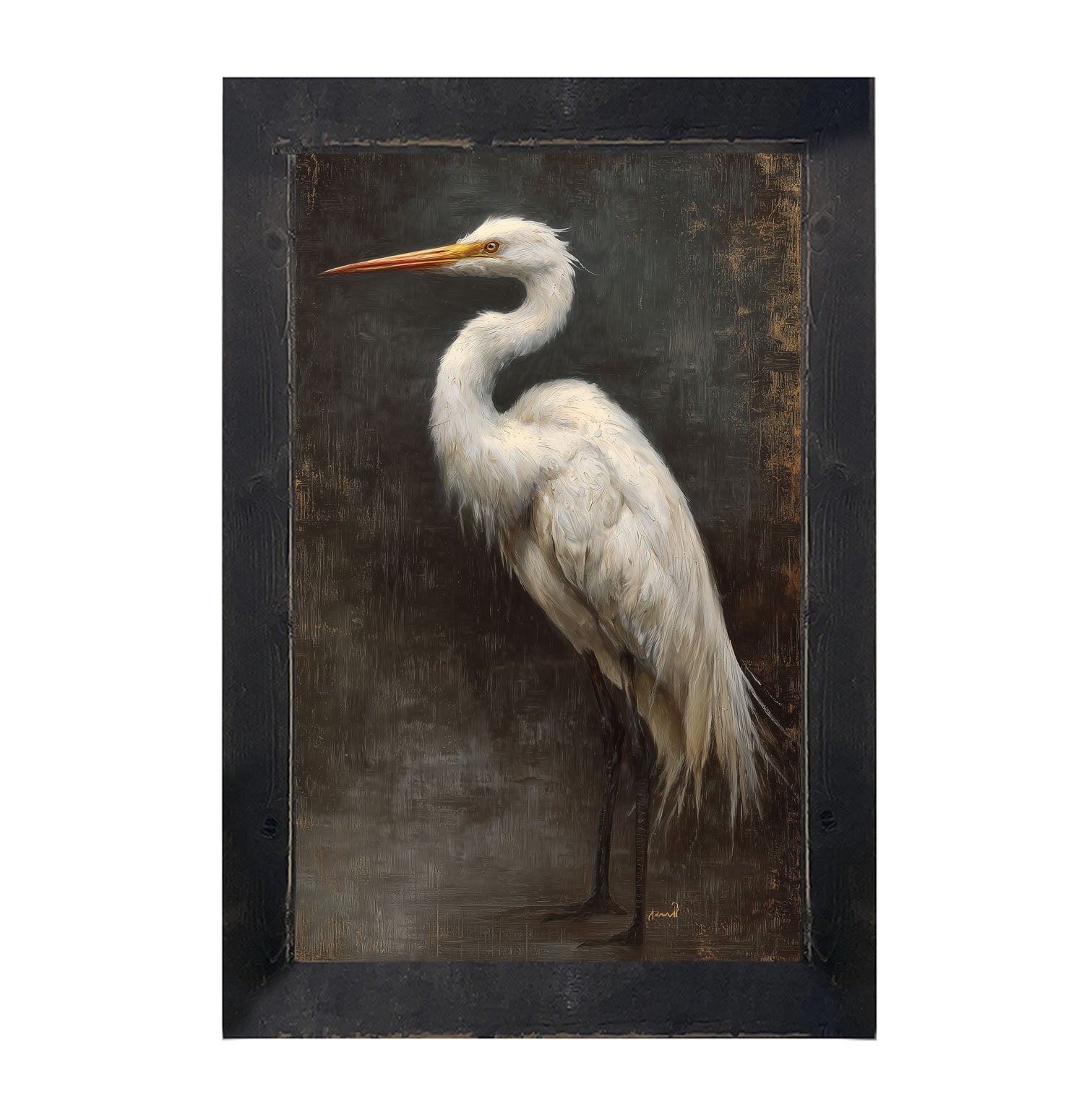Beach Bird - White Pelican - Framed Art