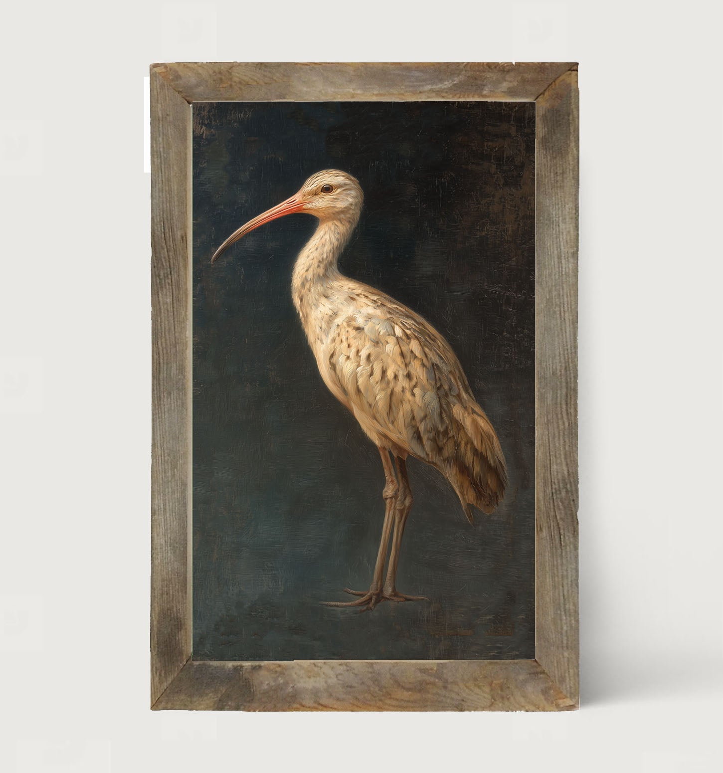 Beach Bird - Tan Bird - Framed Art