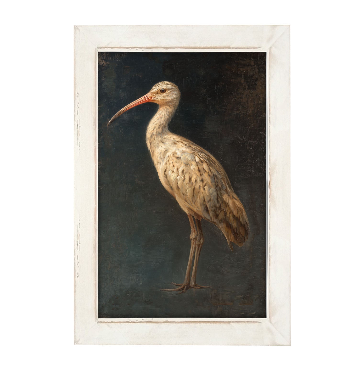 Beach Bird - Tan Bird - Framed Art