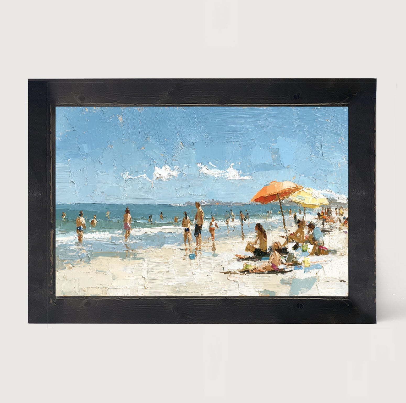 Beach Time - Orange Umbrella