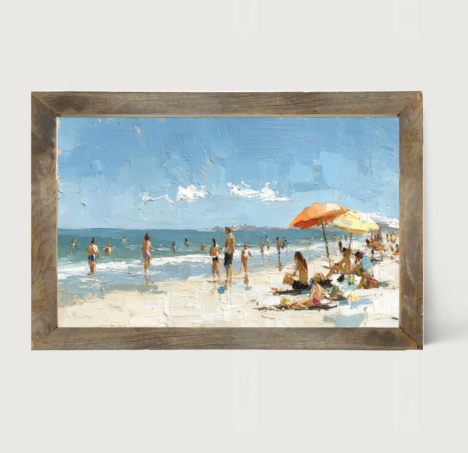 Beach Time - Orange Umbrella