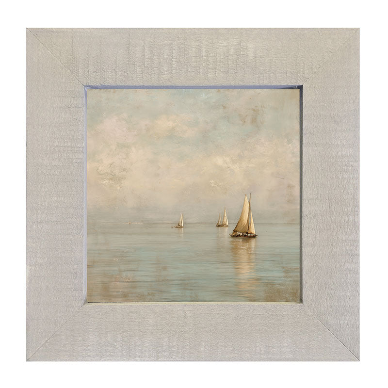 Three Sailboats - Framed Art