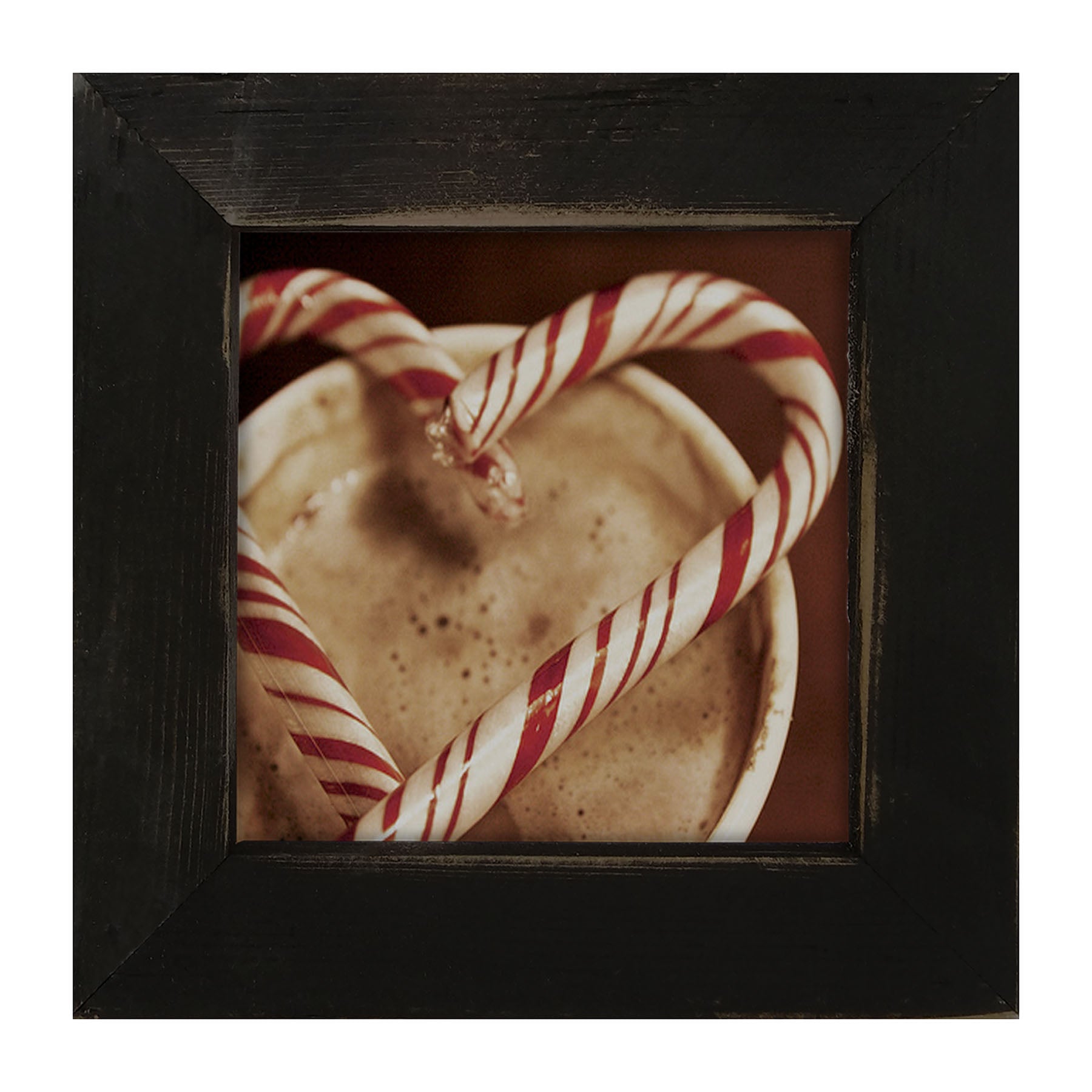 Peppermint heart - Framed art