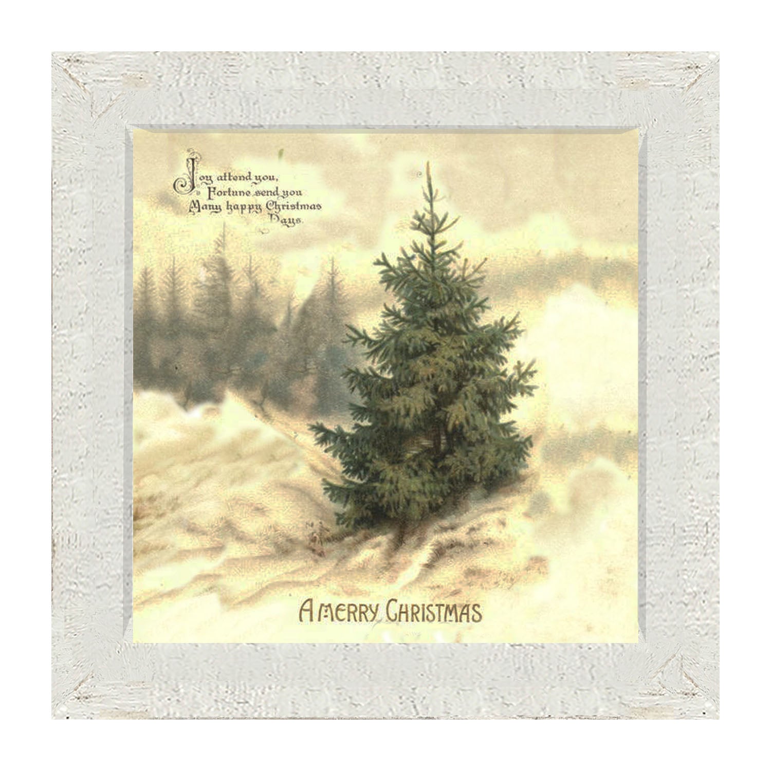 Winter Tree (Joy Attend You) - Framed art