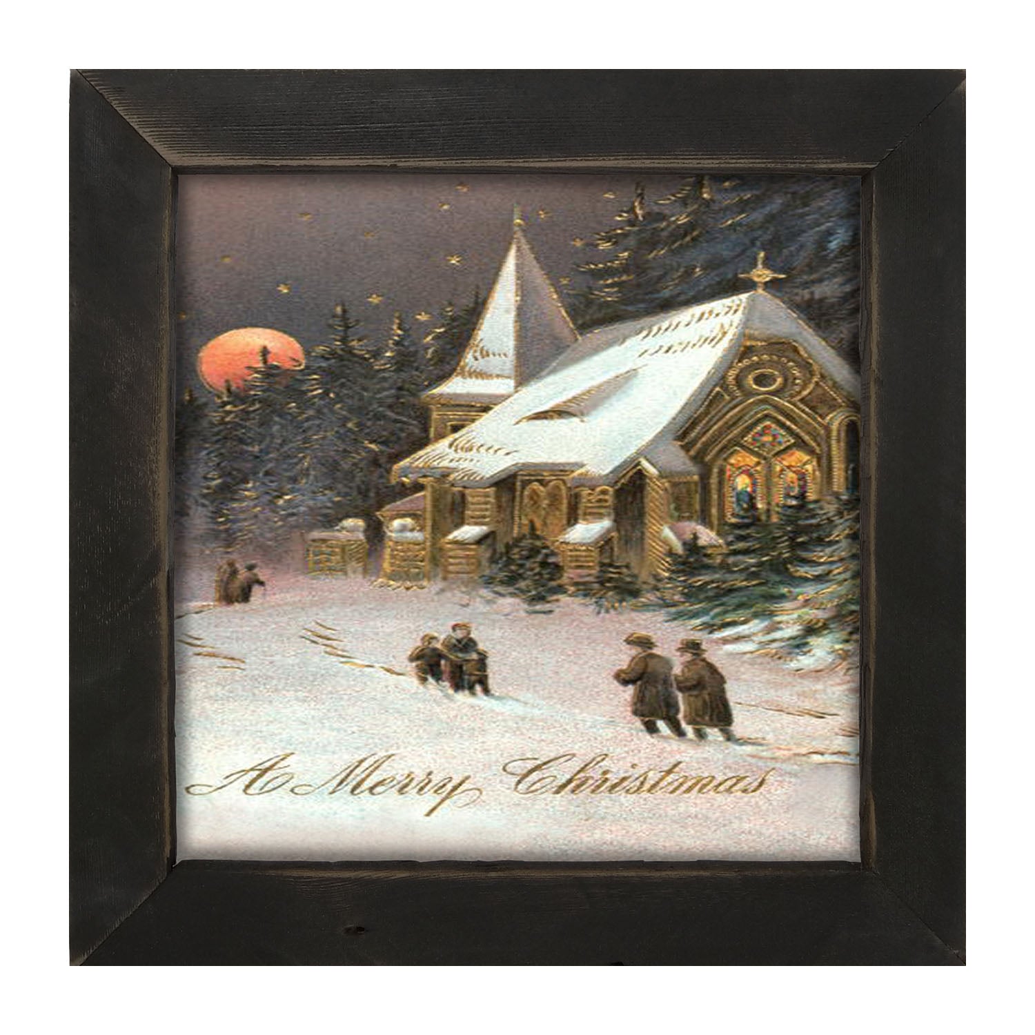 Church in the Woods - Framed art
