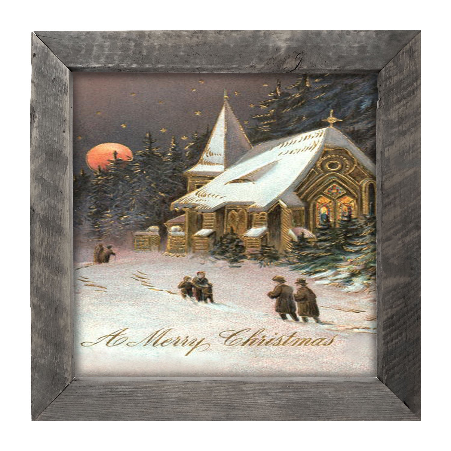 Church in the Woods - Framed art