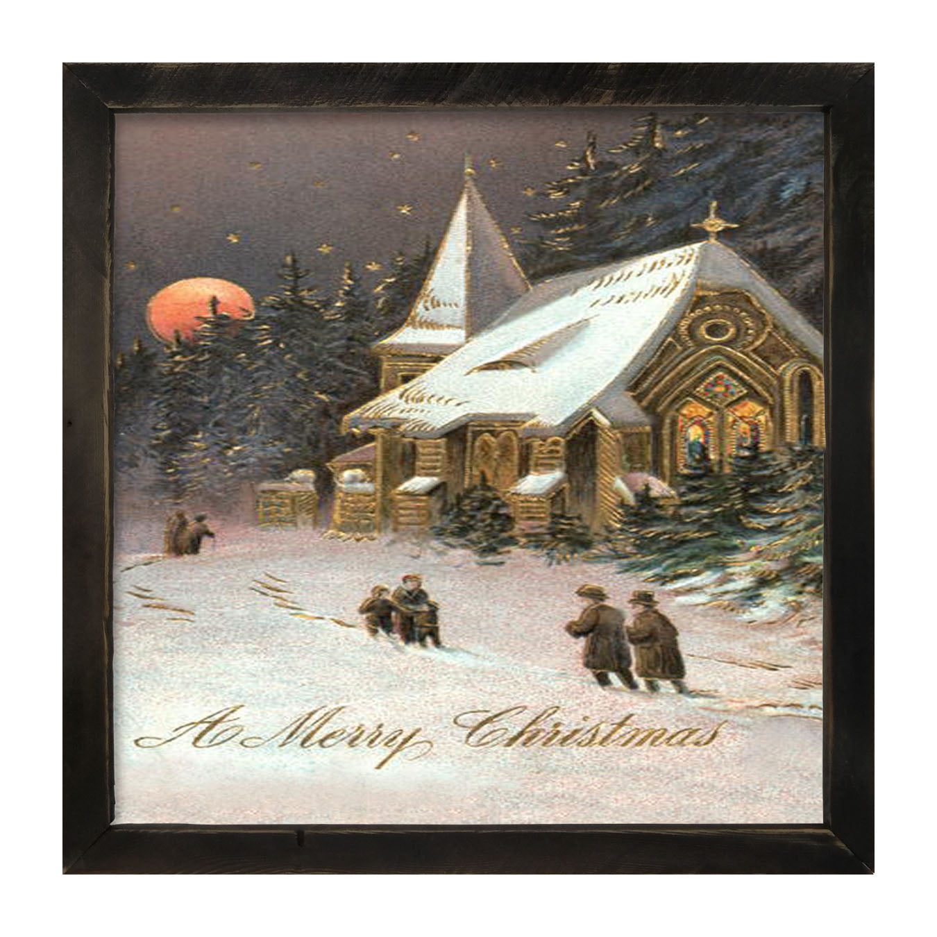 Church in the Woods - Framed art