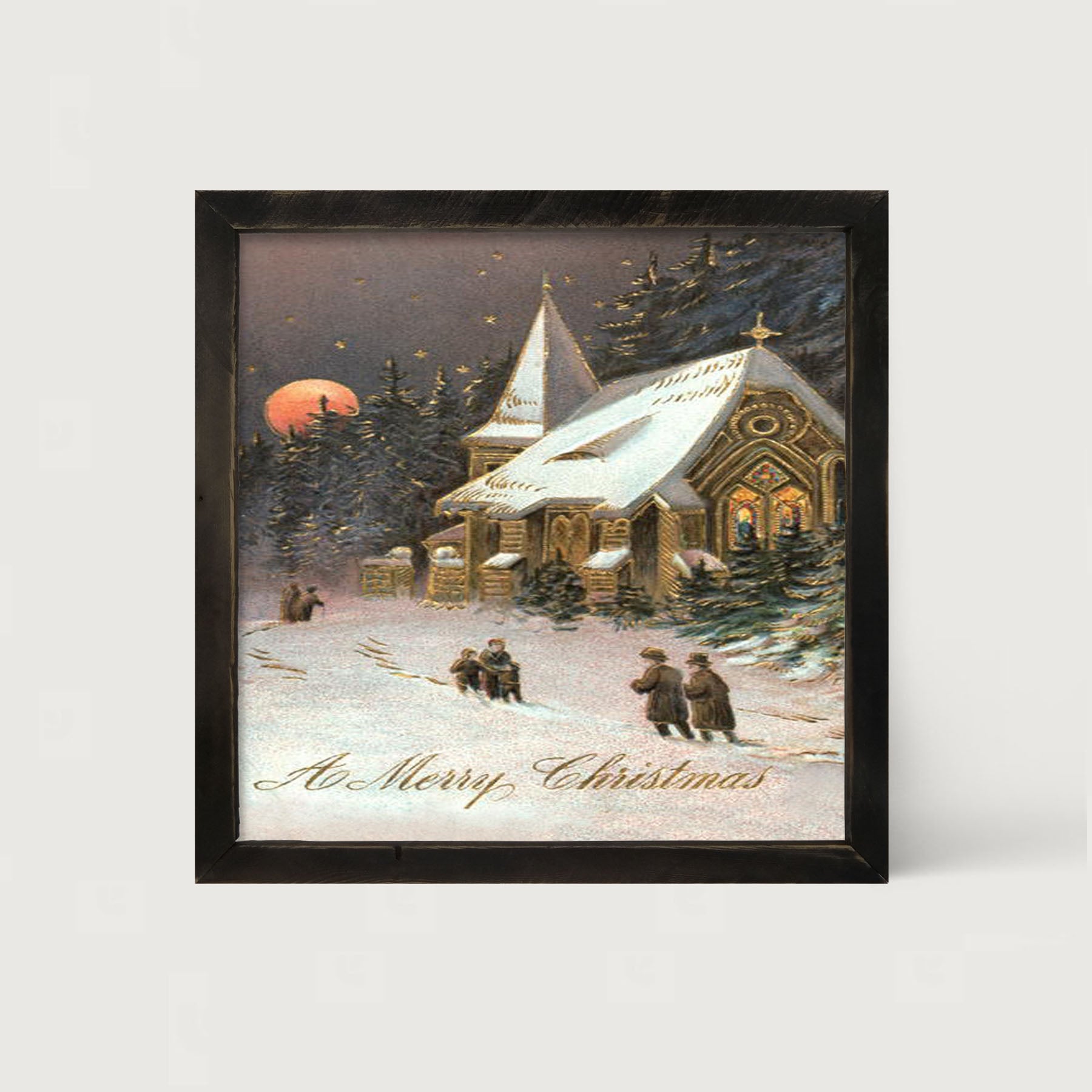 Church in the Woods - Framed art