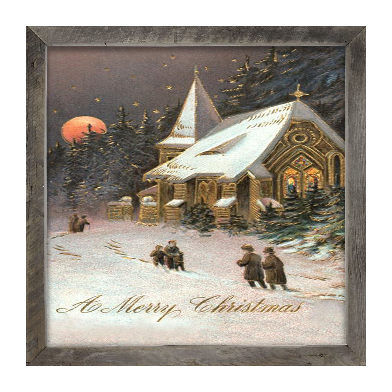 Church in the Woods - Framed art