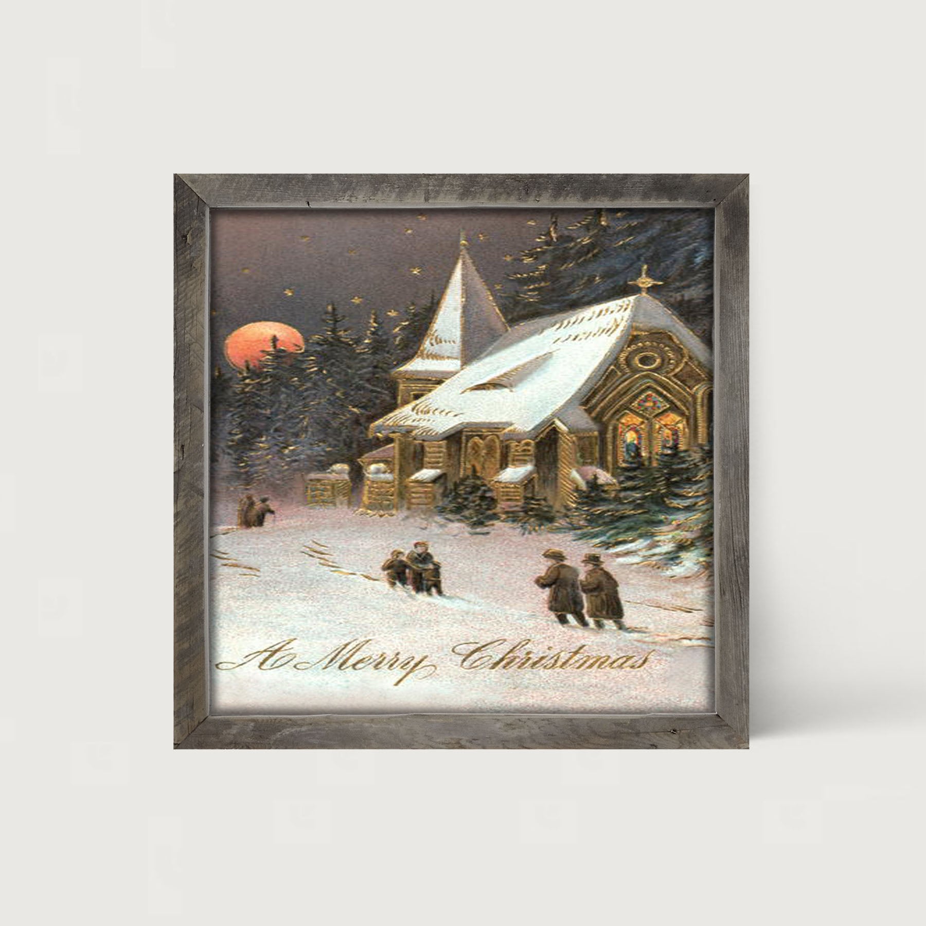 Church in the Woods - Framed art